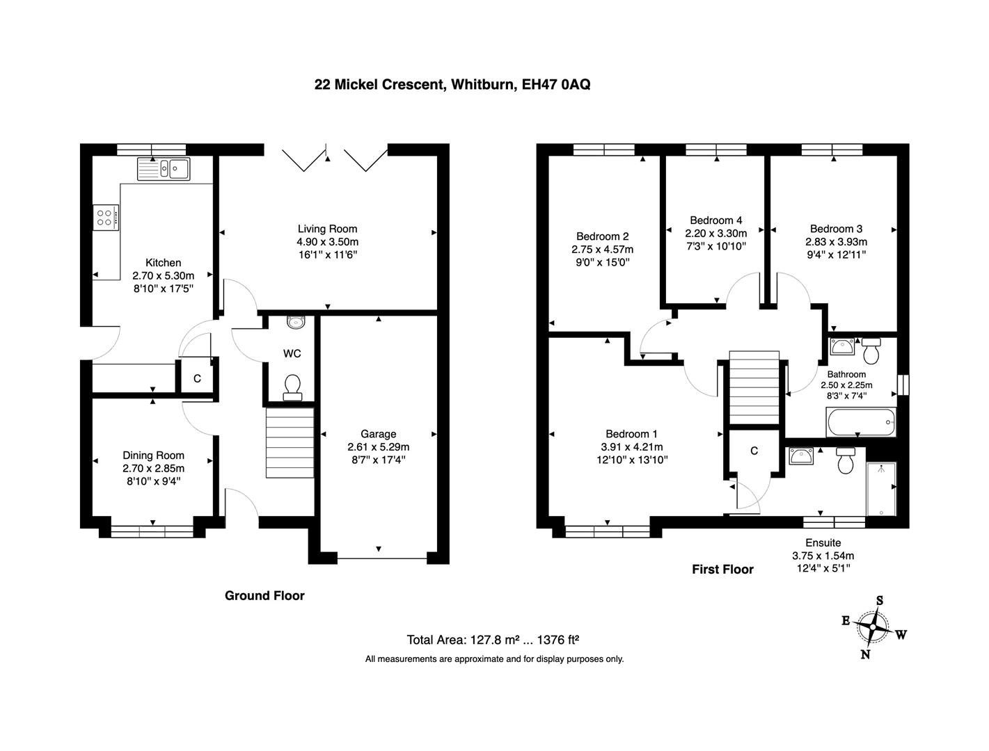 22, Mickel Crescent, Whitburn floorplan