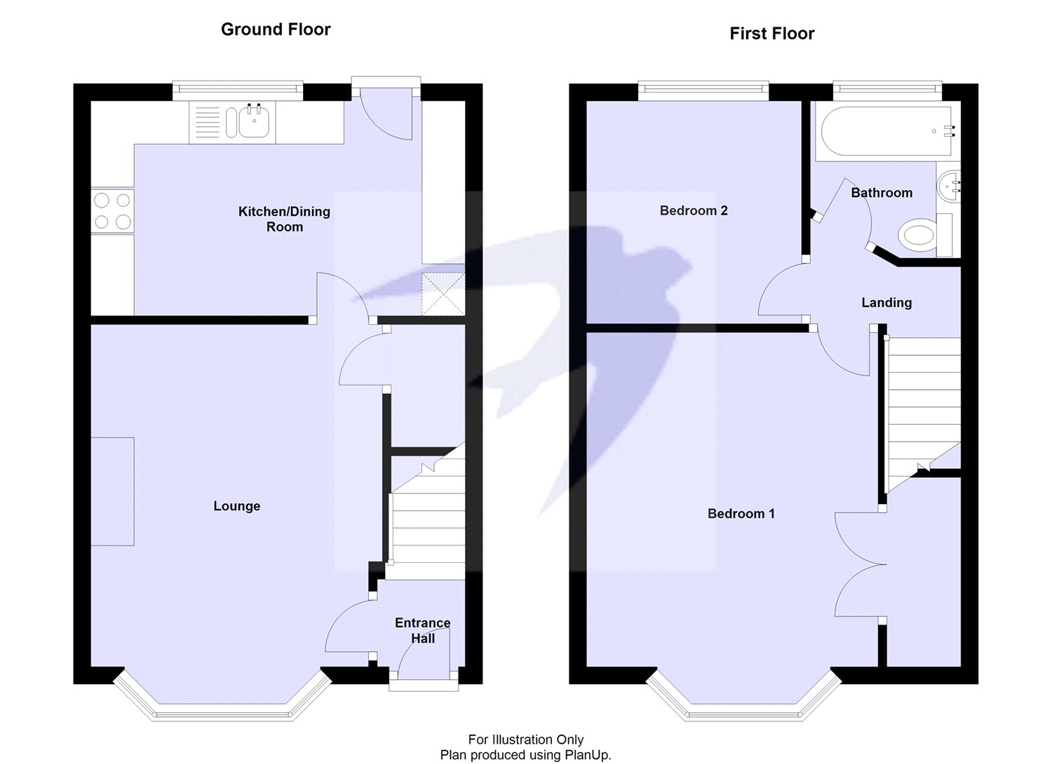 2 Bedrooms Terraced house for sale in Holbeach Gardens, Sidcup, Kent DA15