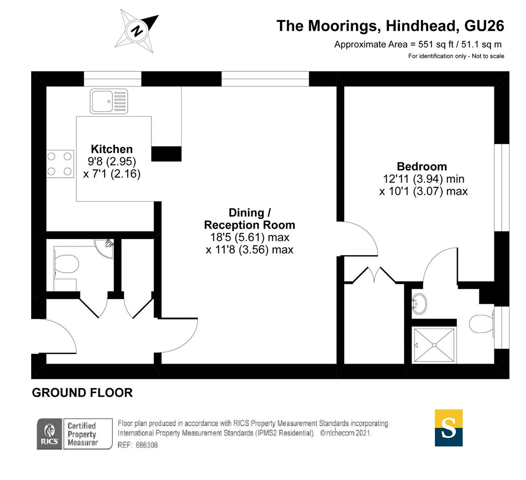 31, The Moorings, Surrey floorplan