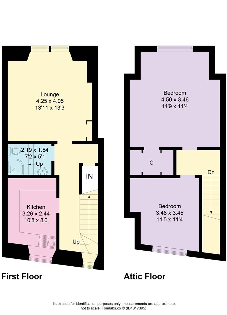 58, Queen Street, Forfar floorplan