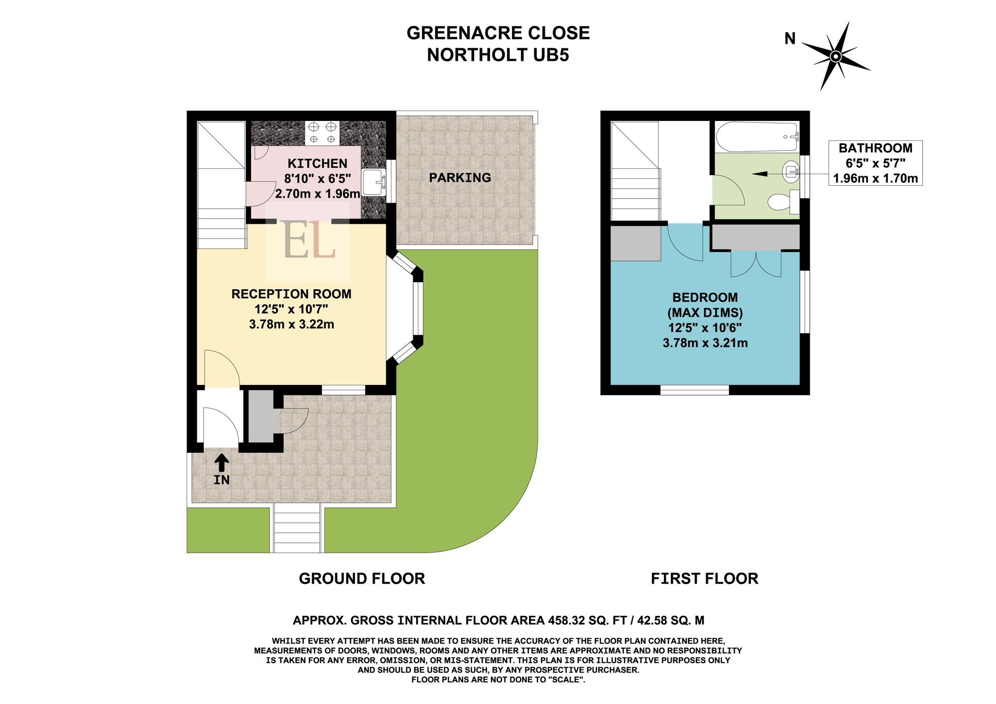 58 Greenacre Close, Northolt floorplan