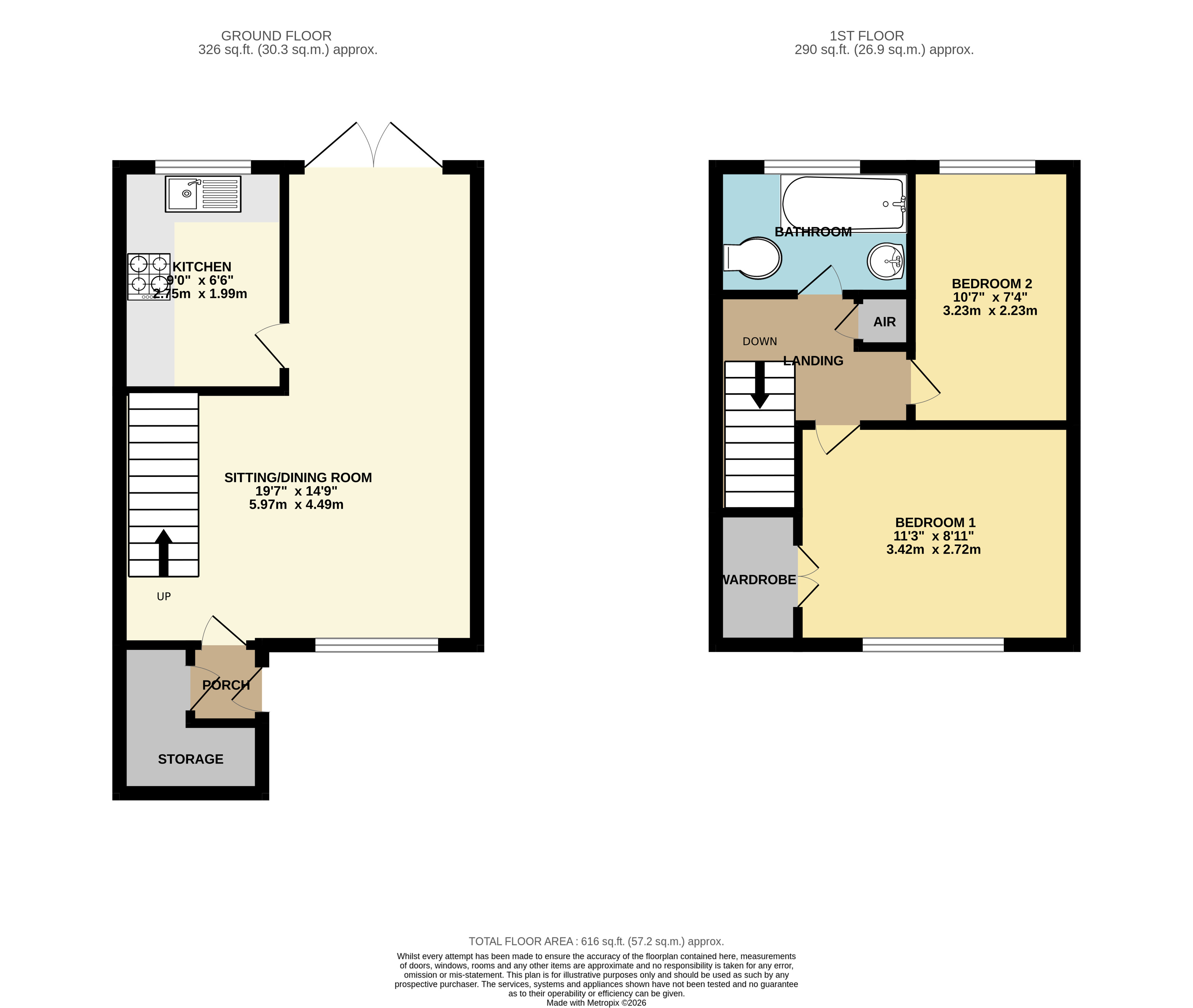77, Eastlands, New Milton floorplan