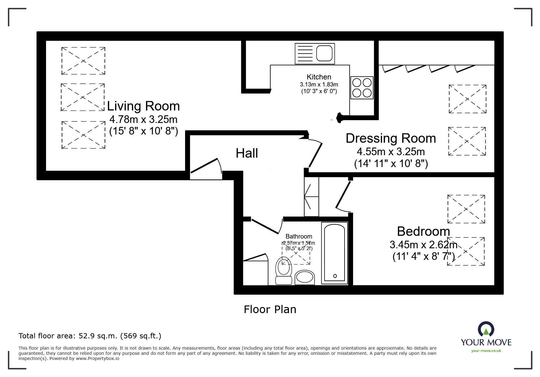 85, Baxter Mews, Sheffield floorplan