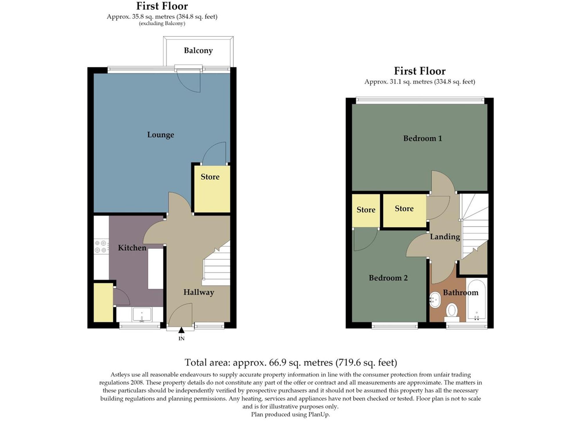 24 Grove House Clyne Close, Swansea floorplan