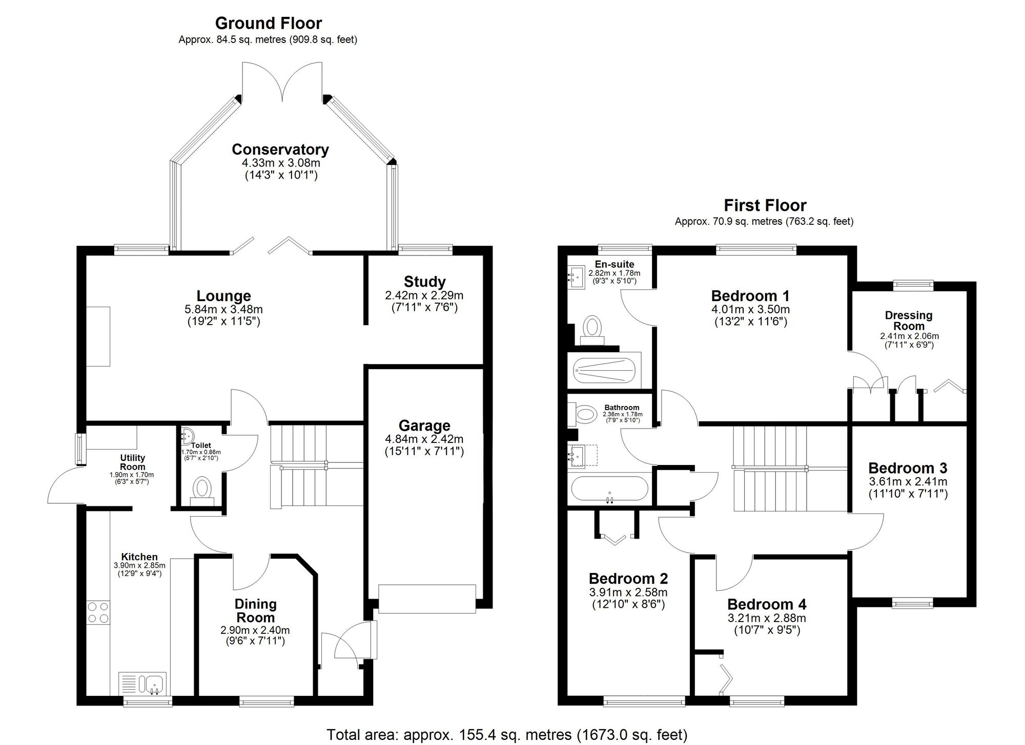 3 Tudor Court Old North Road, Royston floorplan
