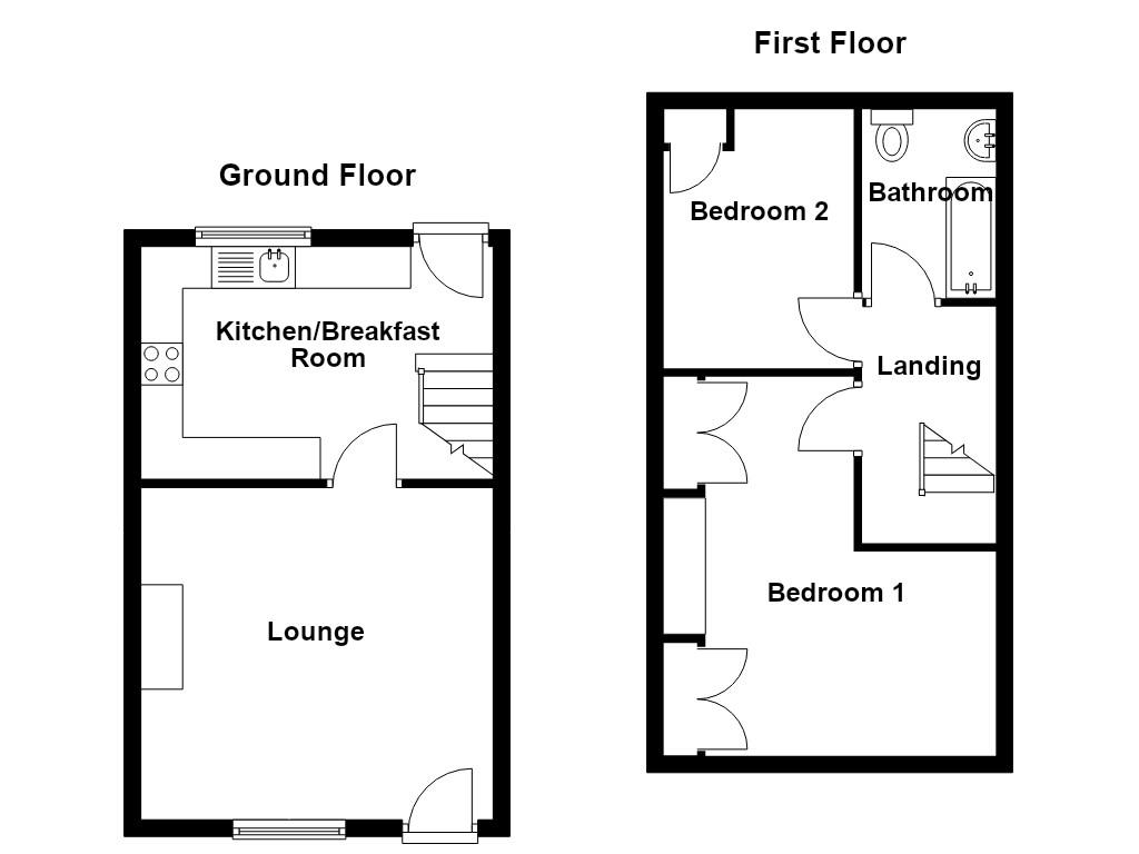467, Rochdale Road, Bacup floorplan