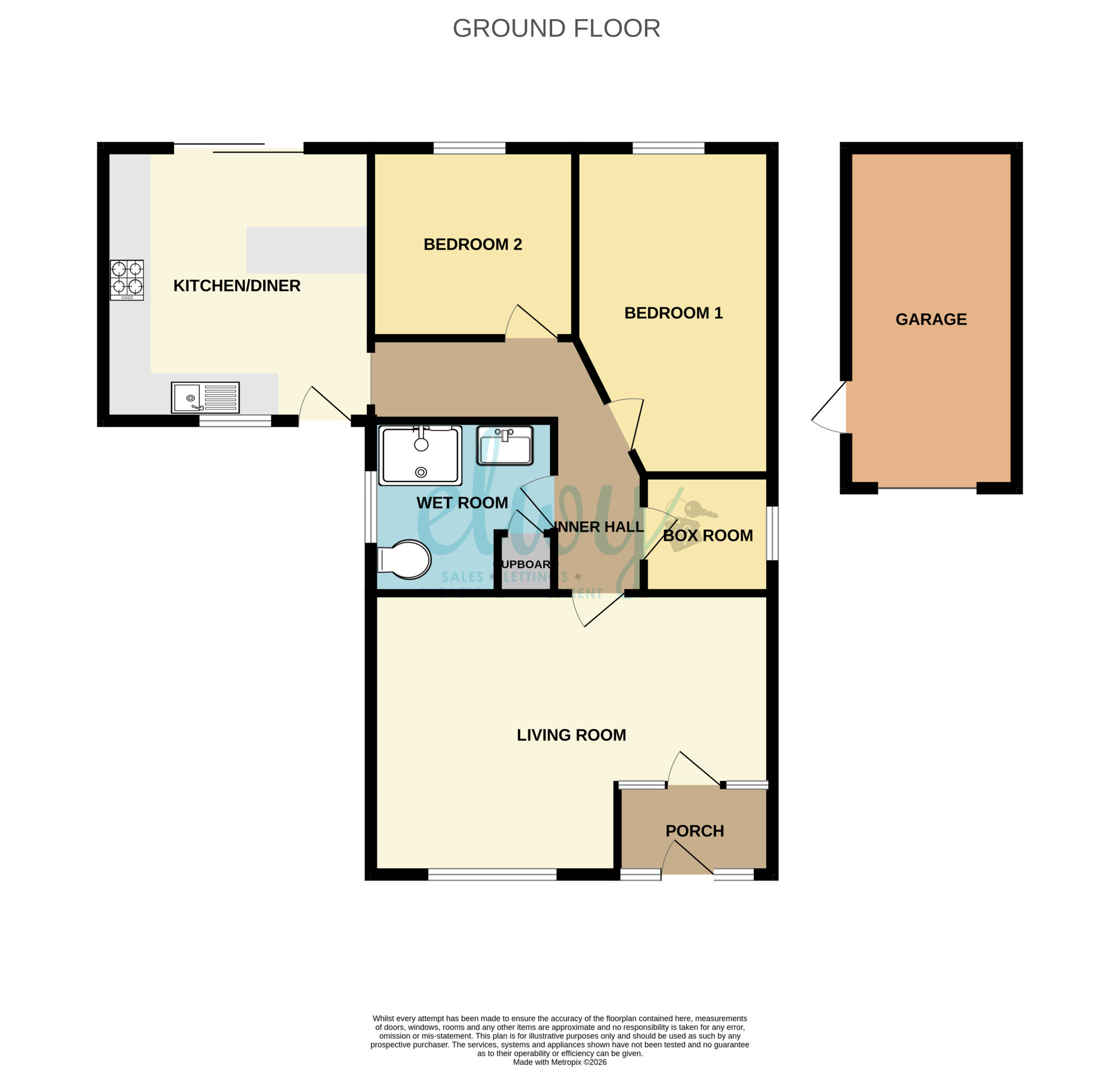 31, Ascot Drive, Rhyl floorplan