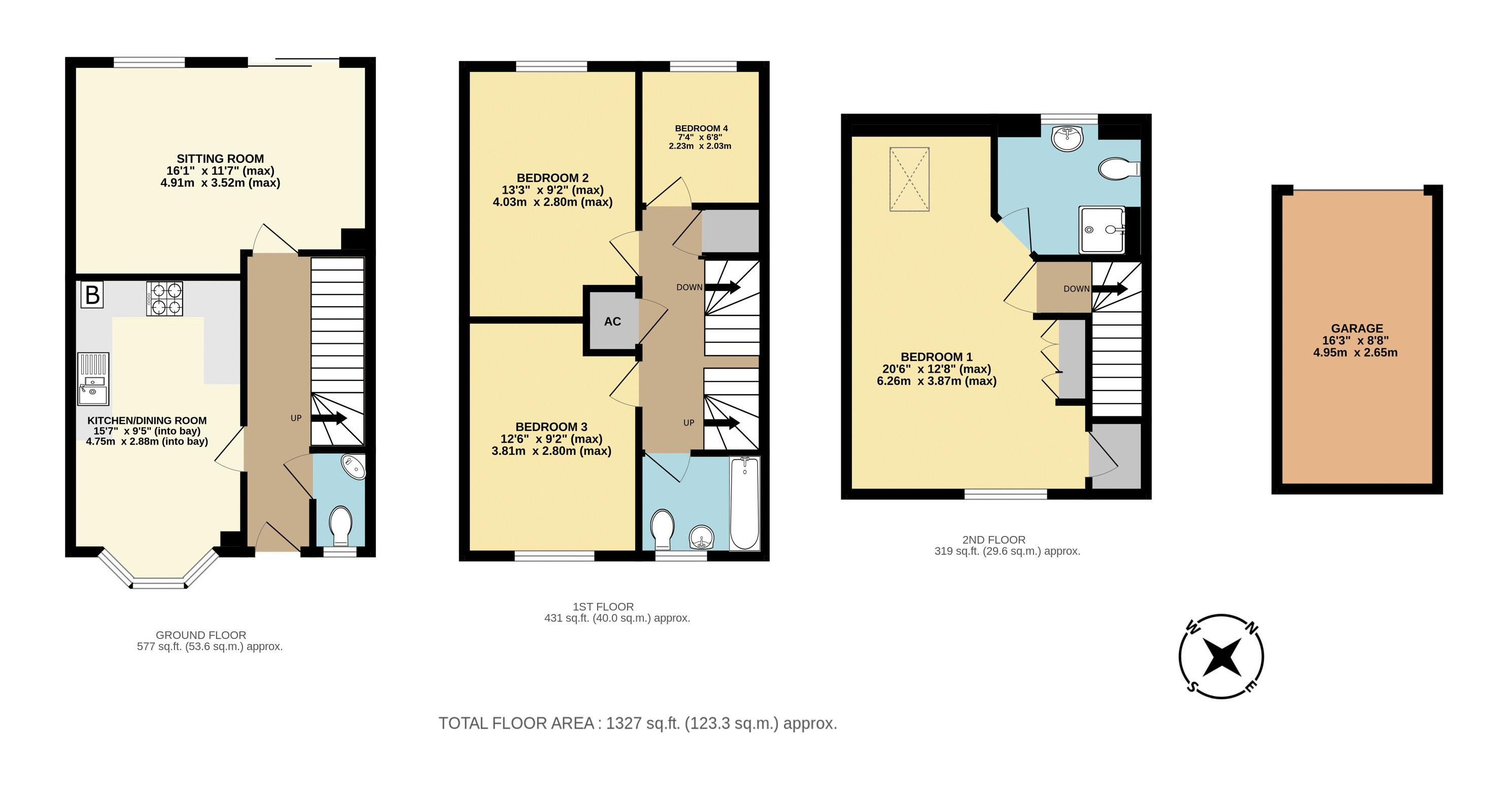 Wyatt Way, Chard floorplan