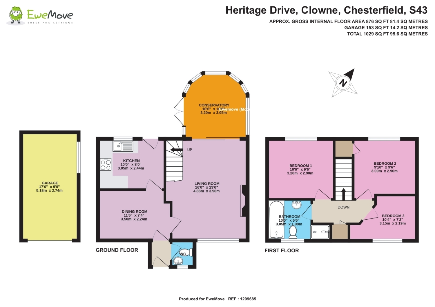 18, Heritage Drive, Chesterfield floorplan