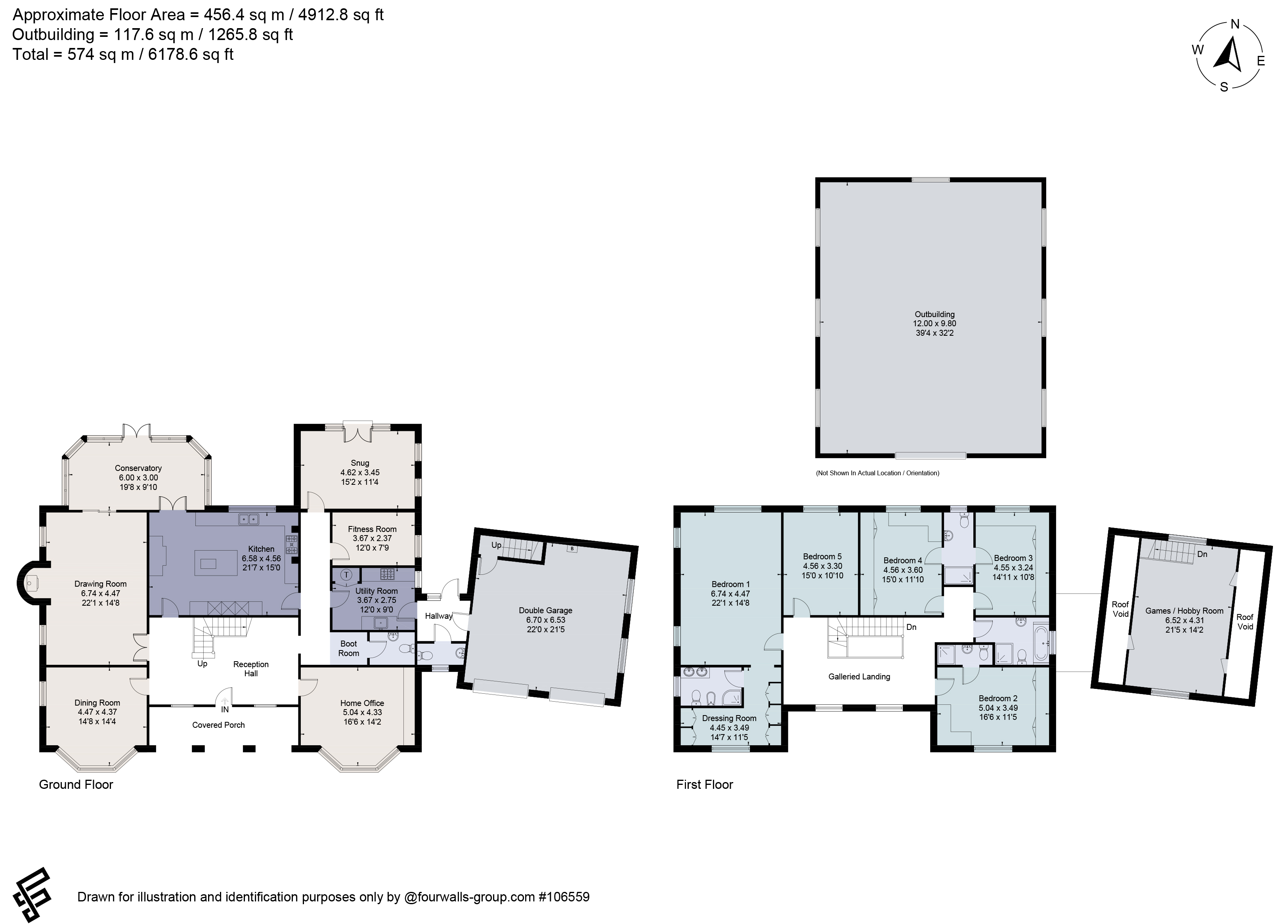 Wavertree Farm,, Park Lane, Wrexham floorplan