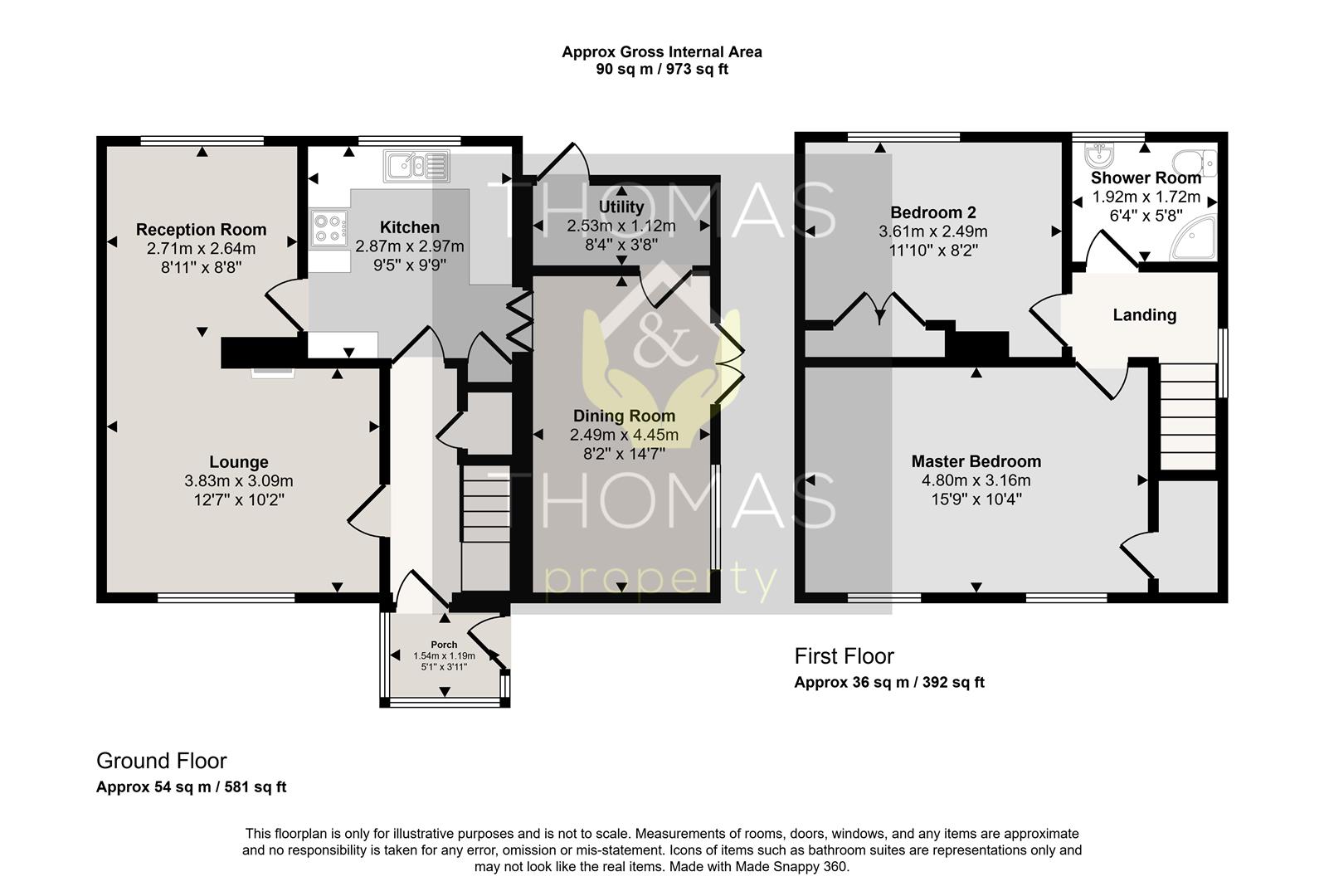 139, Elmleaze, Gloucester floorplan