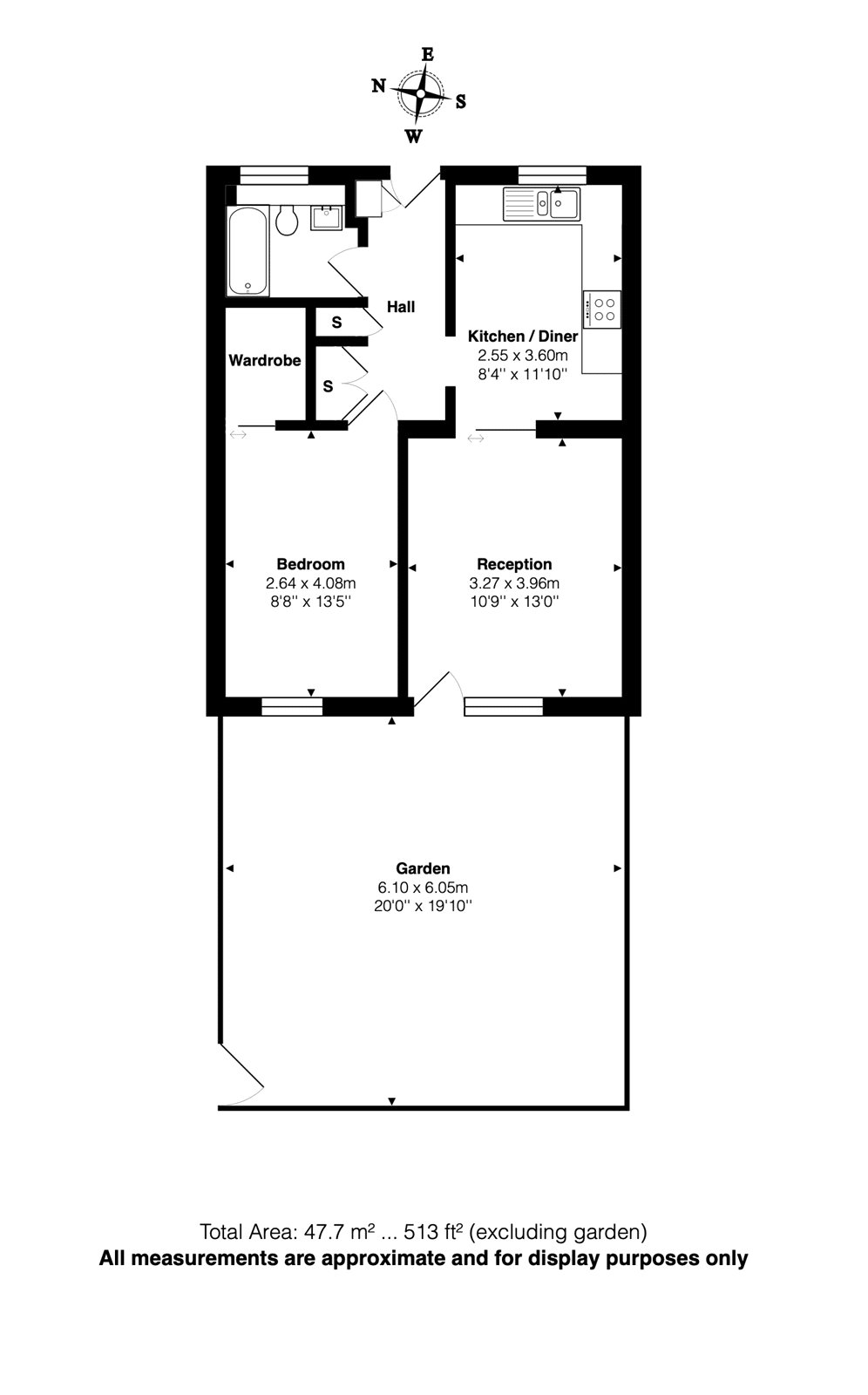 187, Hungerford Road, London floorplan