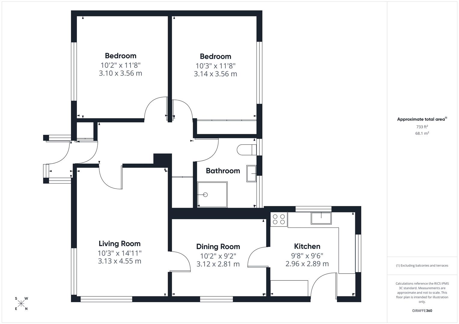 6, Hadrian Close, Bristol floorplan