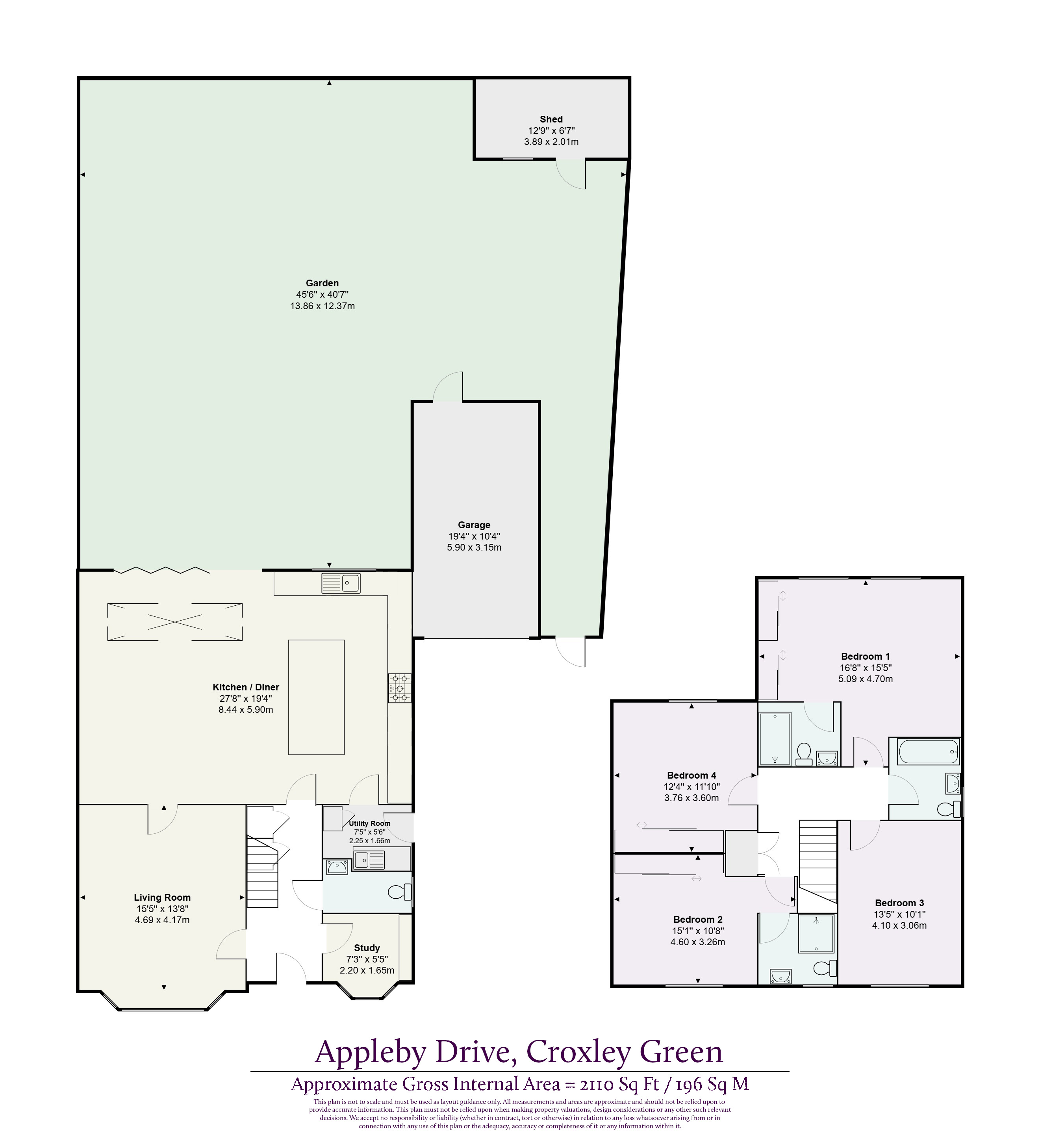 20, Appleby Drive, Rickmansworth floorplan