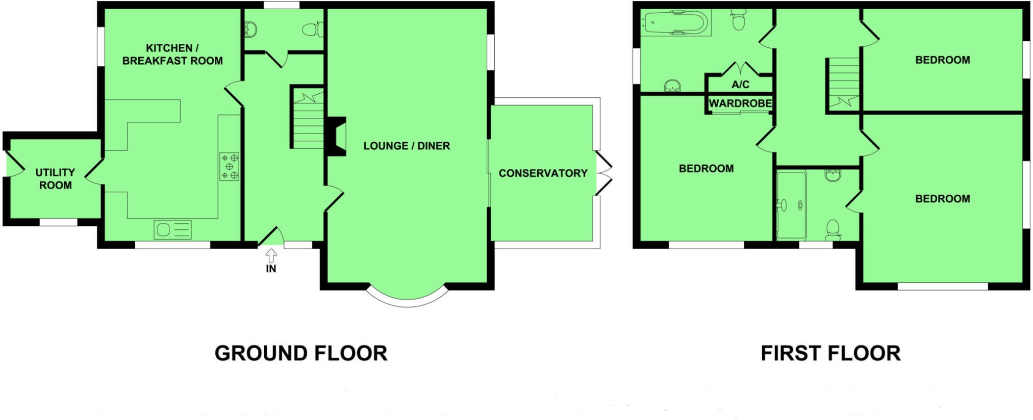 Holly Lodge, Mill Road, Great Yarmouth floorplan