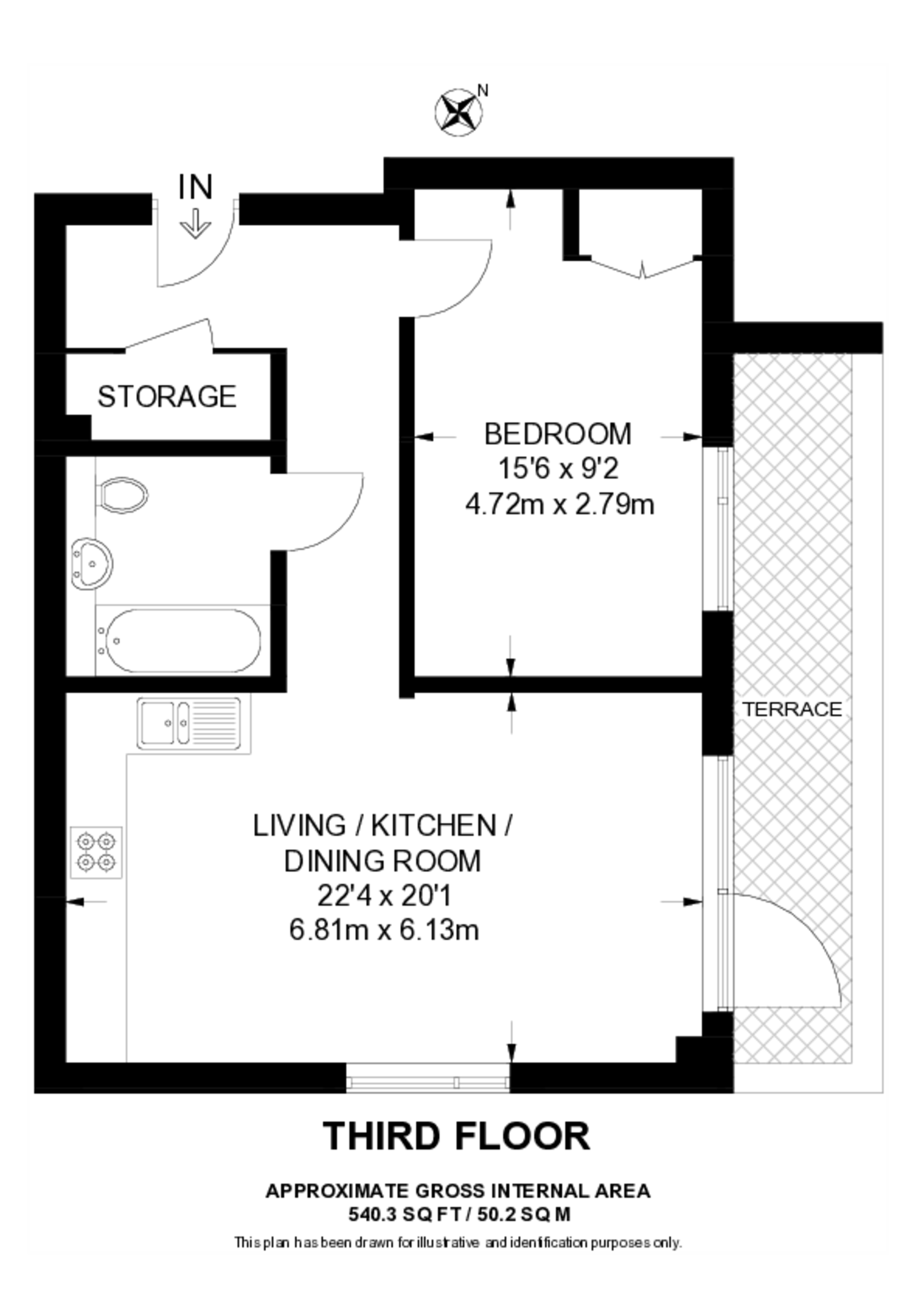 Solomons Passage, Peckham Rye floorplan