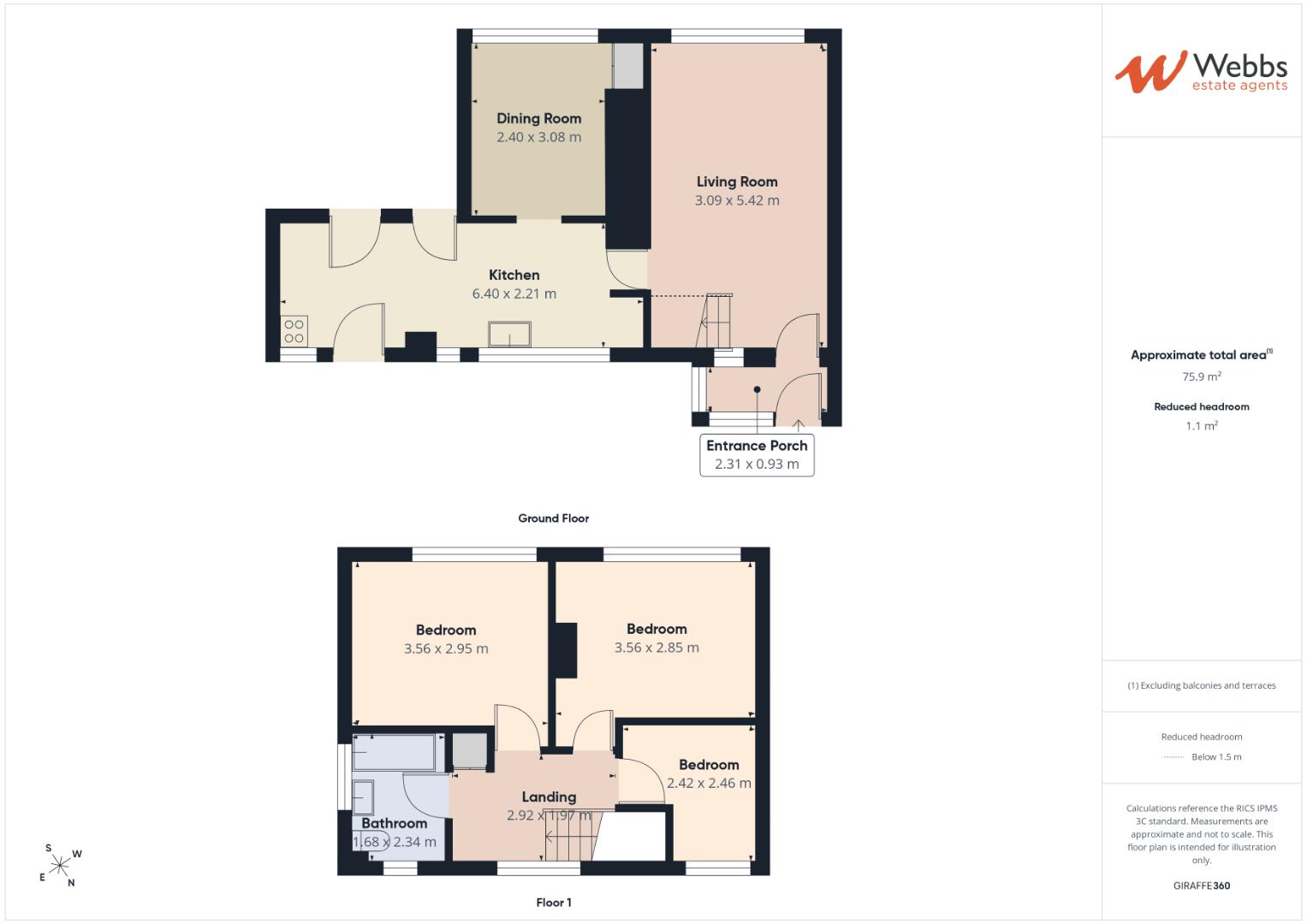 13, Brindley Crescent, Cannock floorplan
