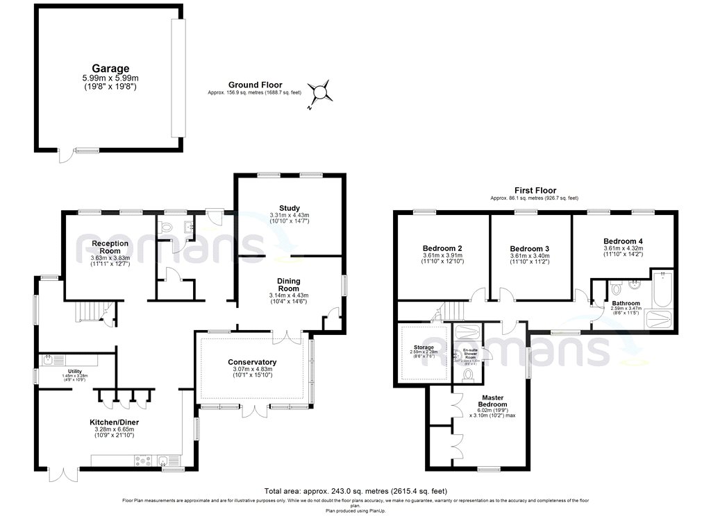 4 Bedrooms Detached house for sale in Green Lane, Frogmore, Surrey GU17