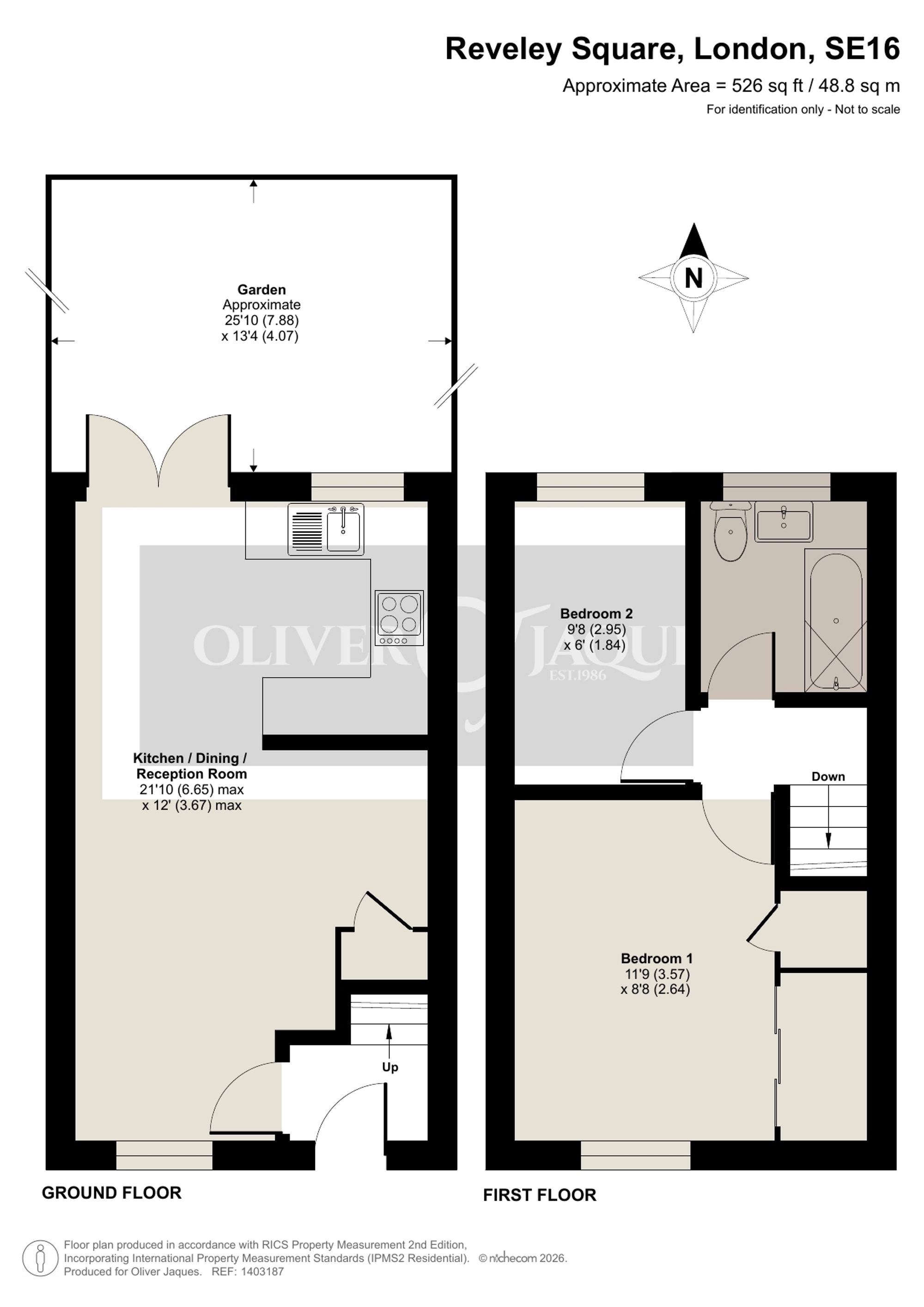 21 Reveley Square, London floorplan