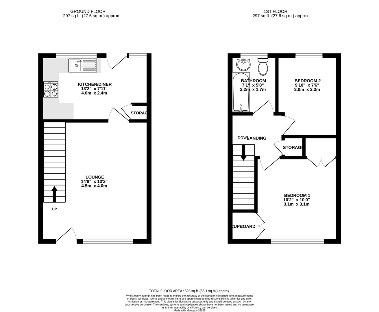 6, Conifer Way, Weymouth floorplan