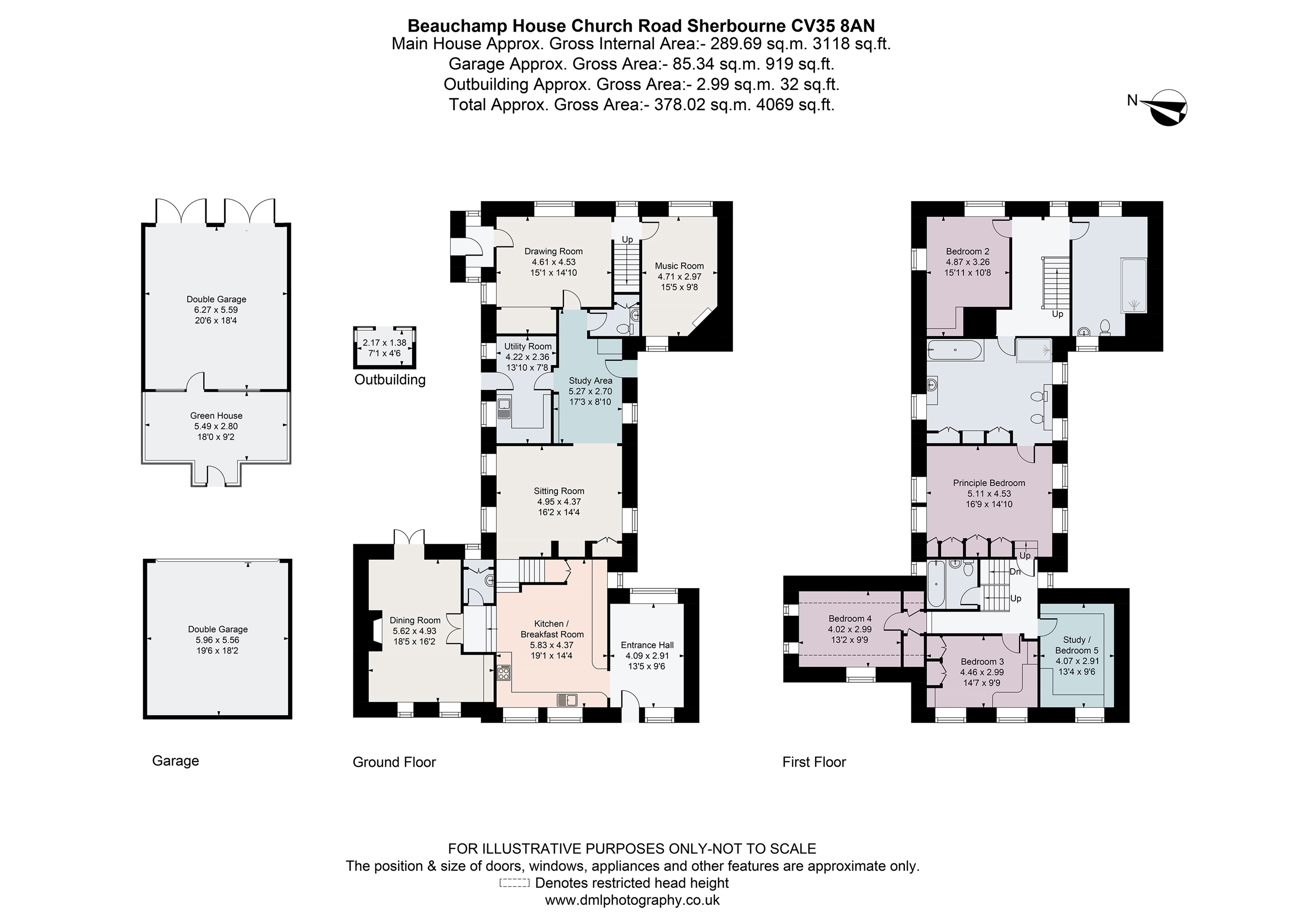 Church Road, Sherbourne, Warwick, Warwickshire CV35, 4 bedroom detached house for sale