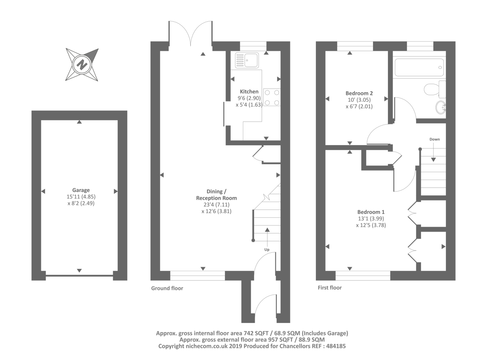 2 Bedrooms Terraced house for sale in Aylesbury, Buckinghamshire HP20