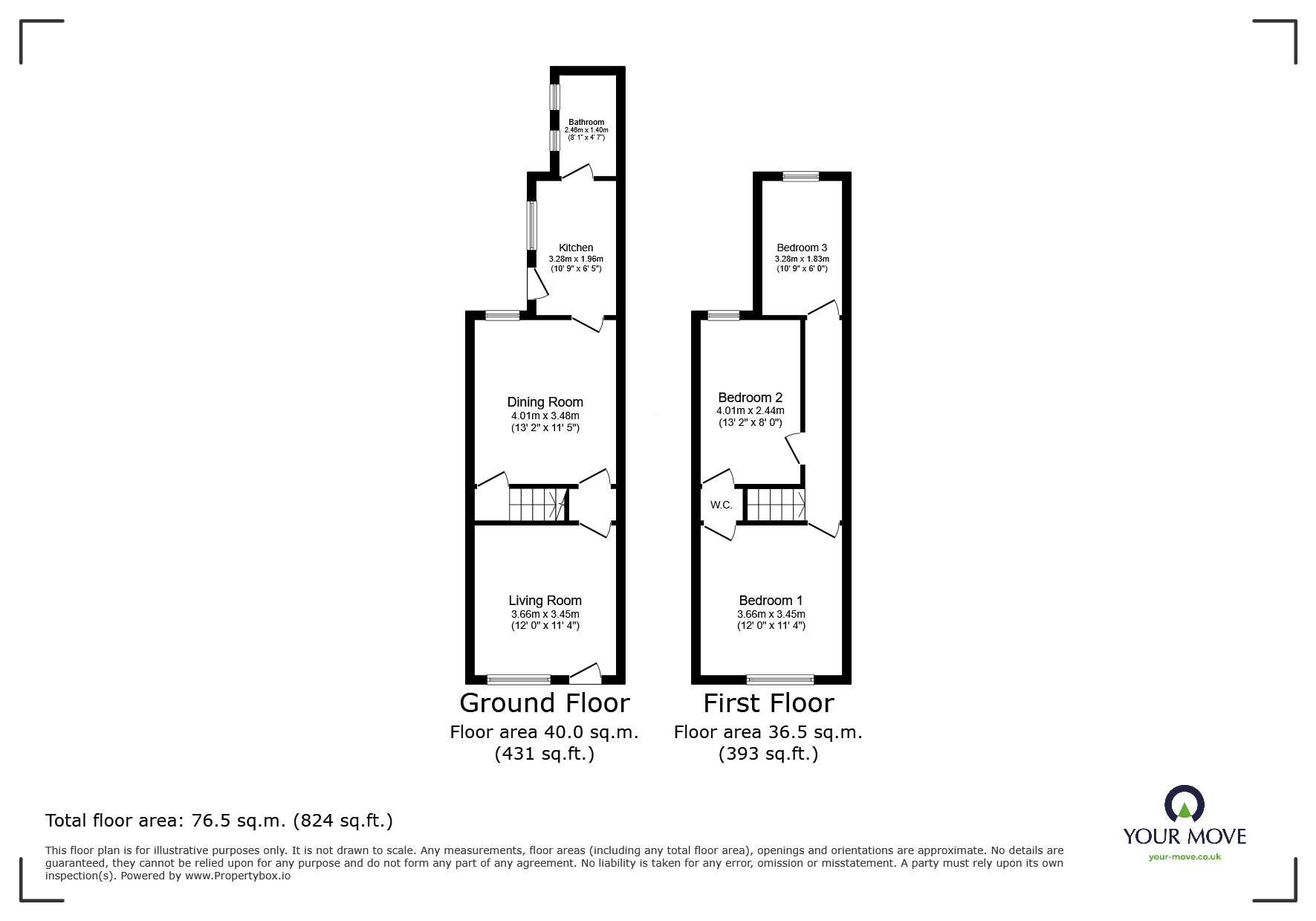 38, Warner Place, Leicestershire floorplan