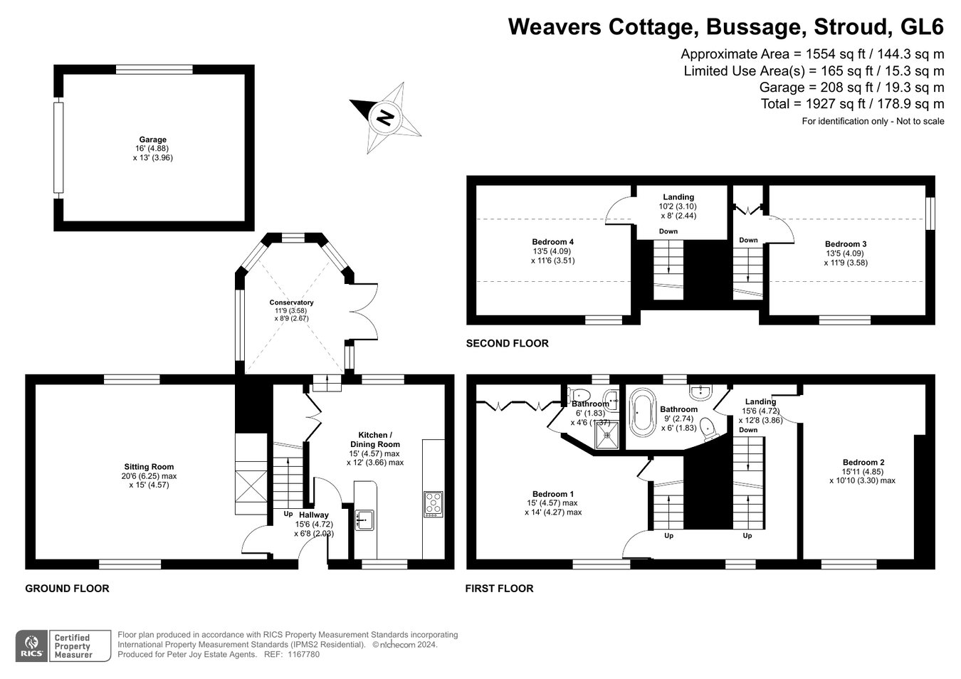 Weavers Cottage, Stroud floorplan