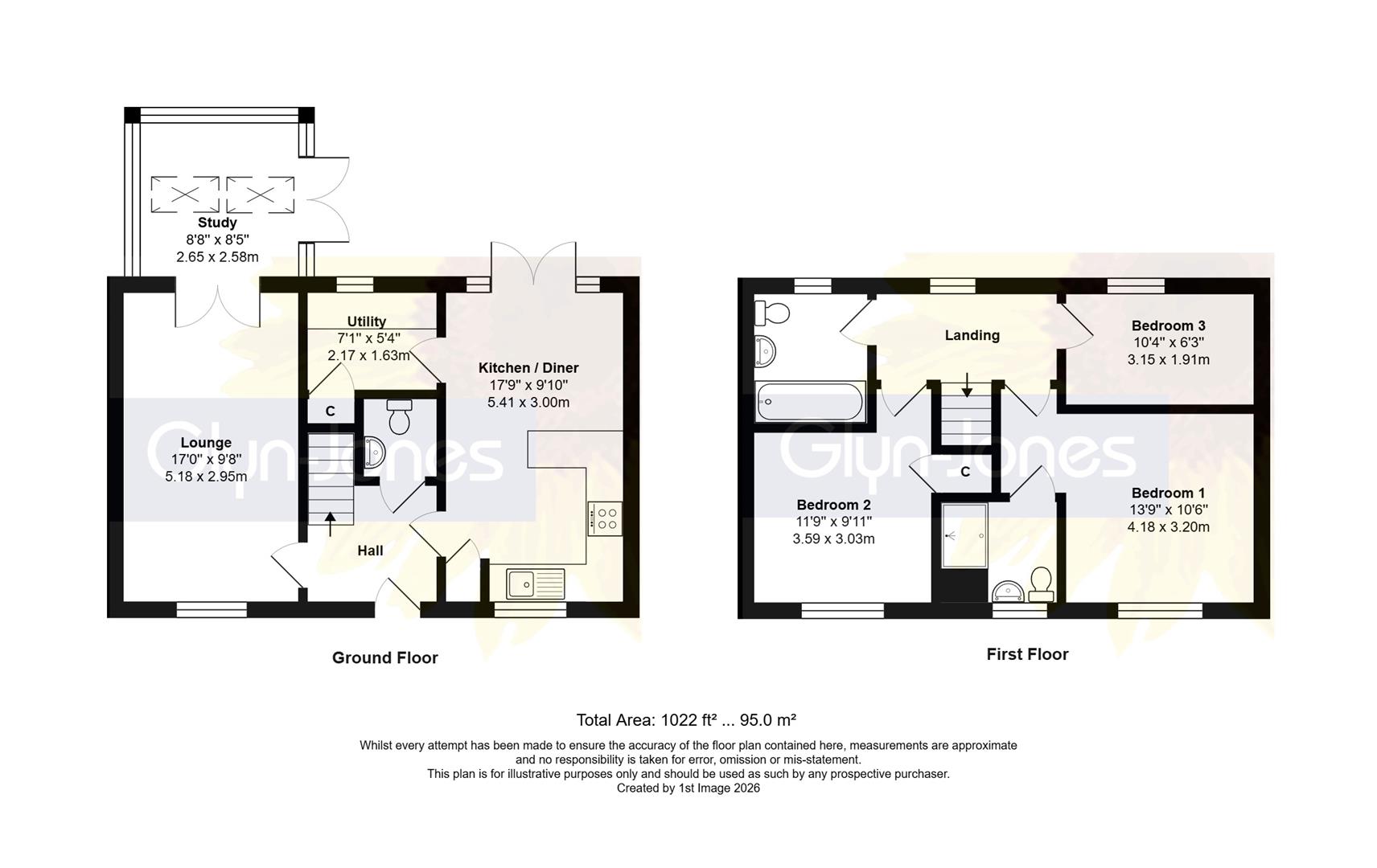3, Upperton Grove, Littlehampton floorplan