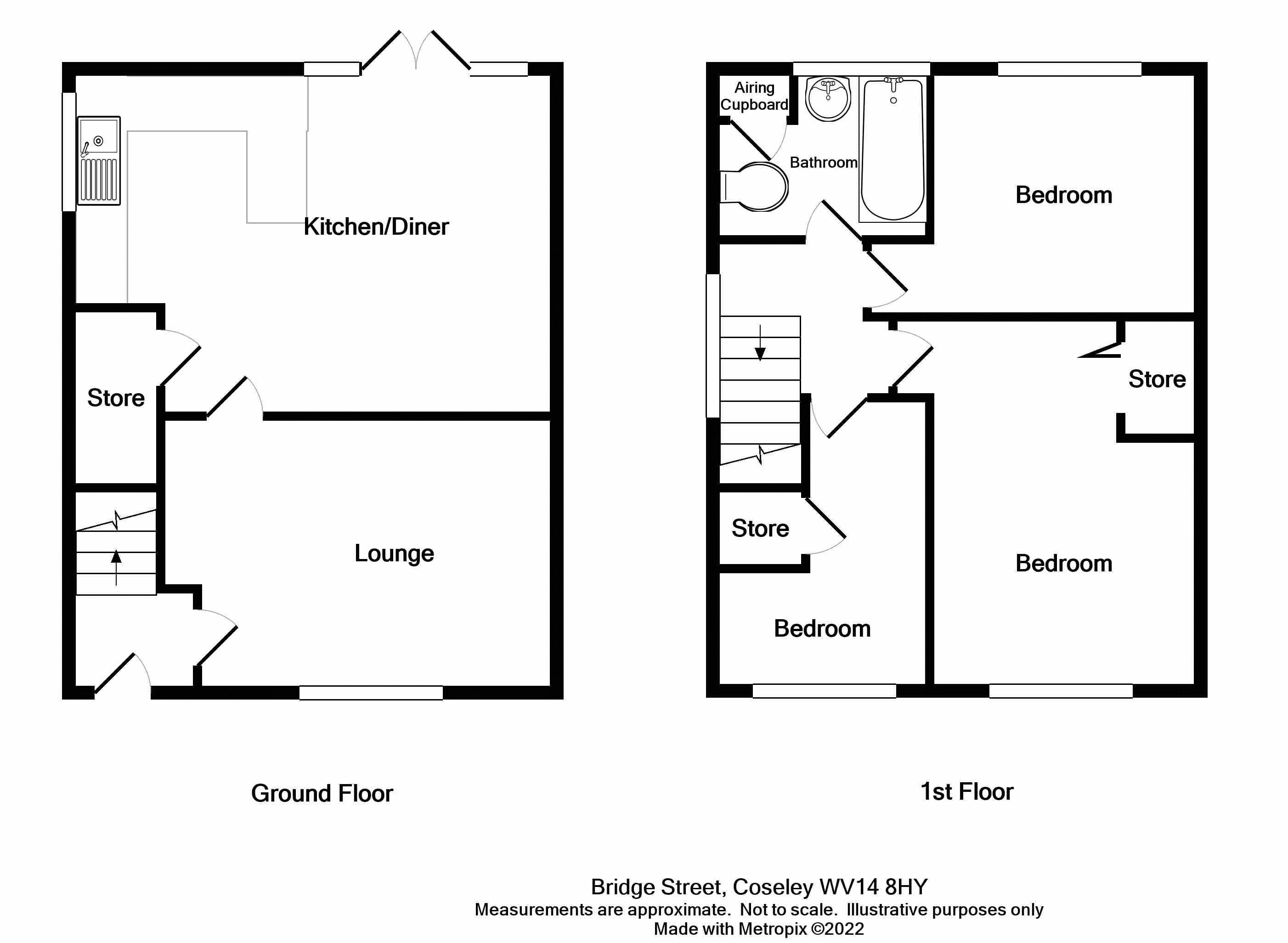 Bridge Street, Coseley, Bilston WV14, 3 bedroom semidetached house for