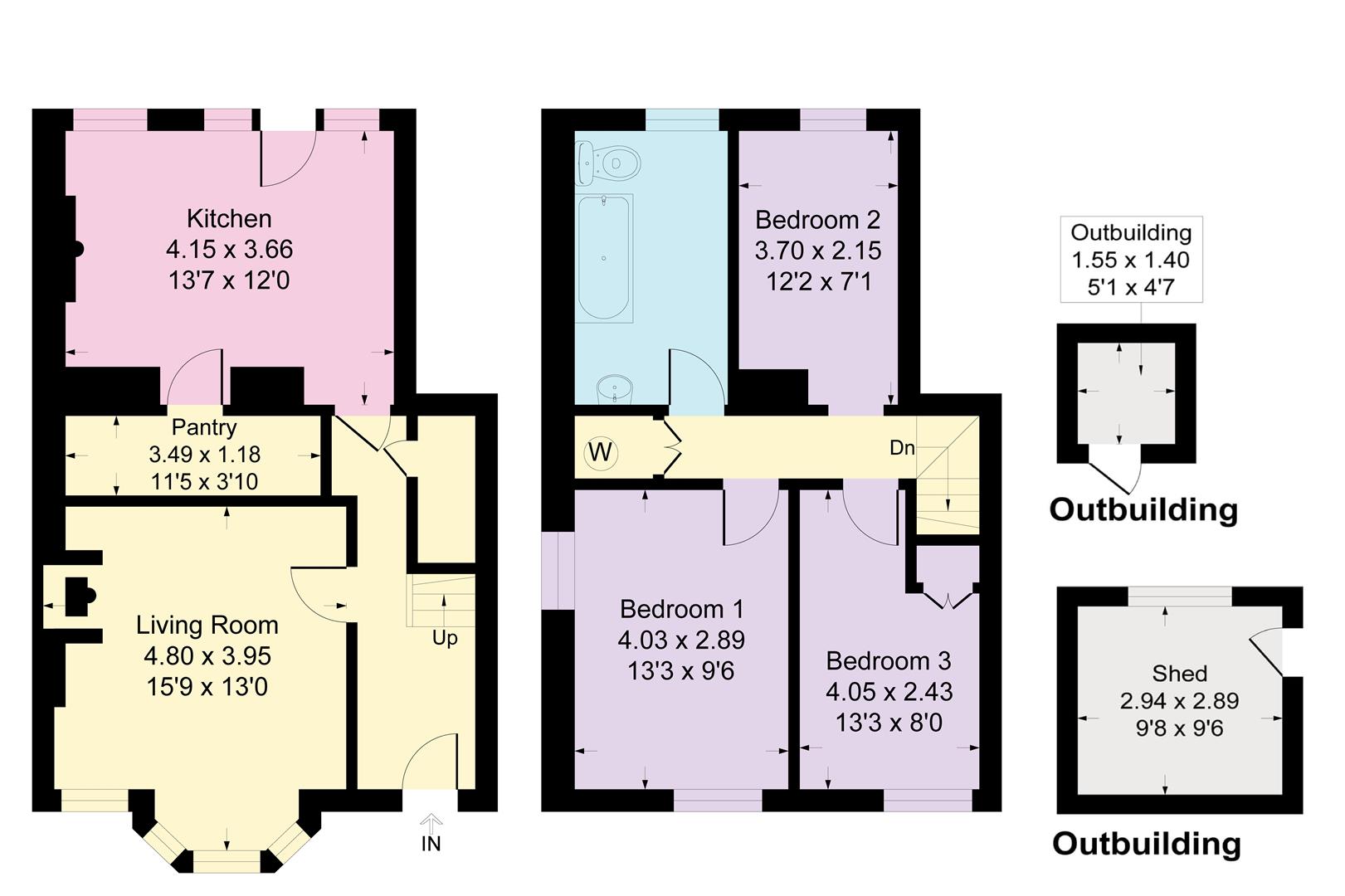 2, Rose Bank, Skipton floorplan