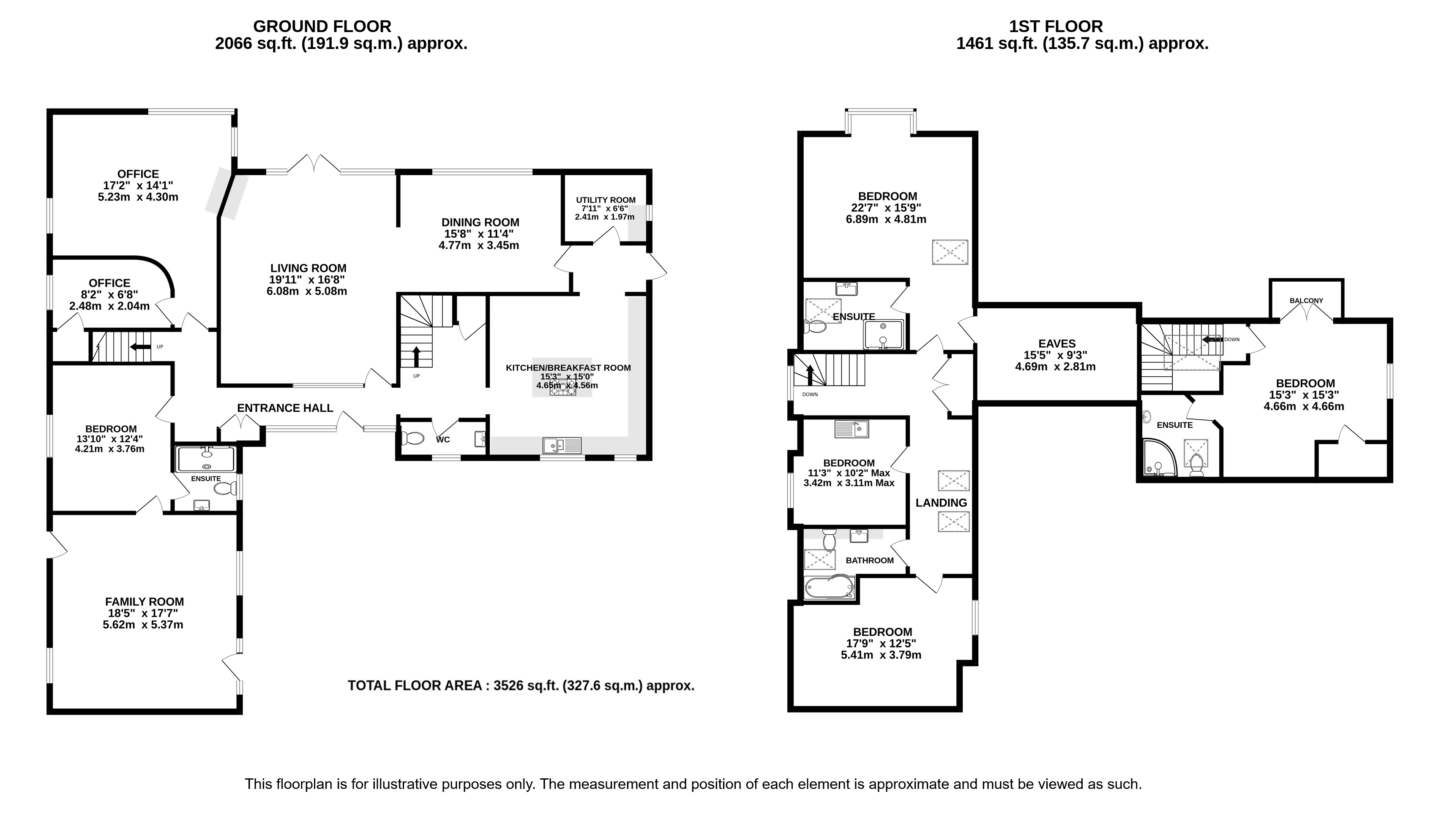 4, Grove Place, Kensworth floorplan