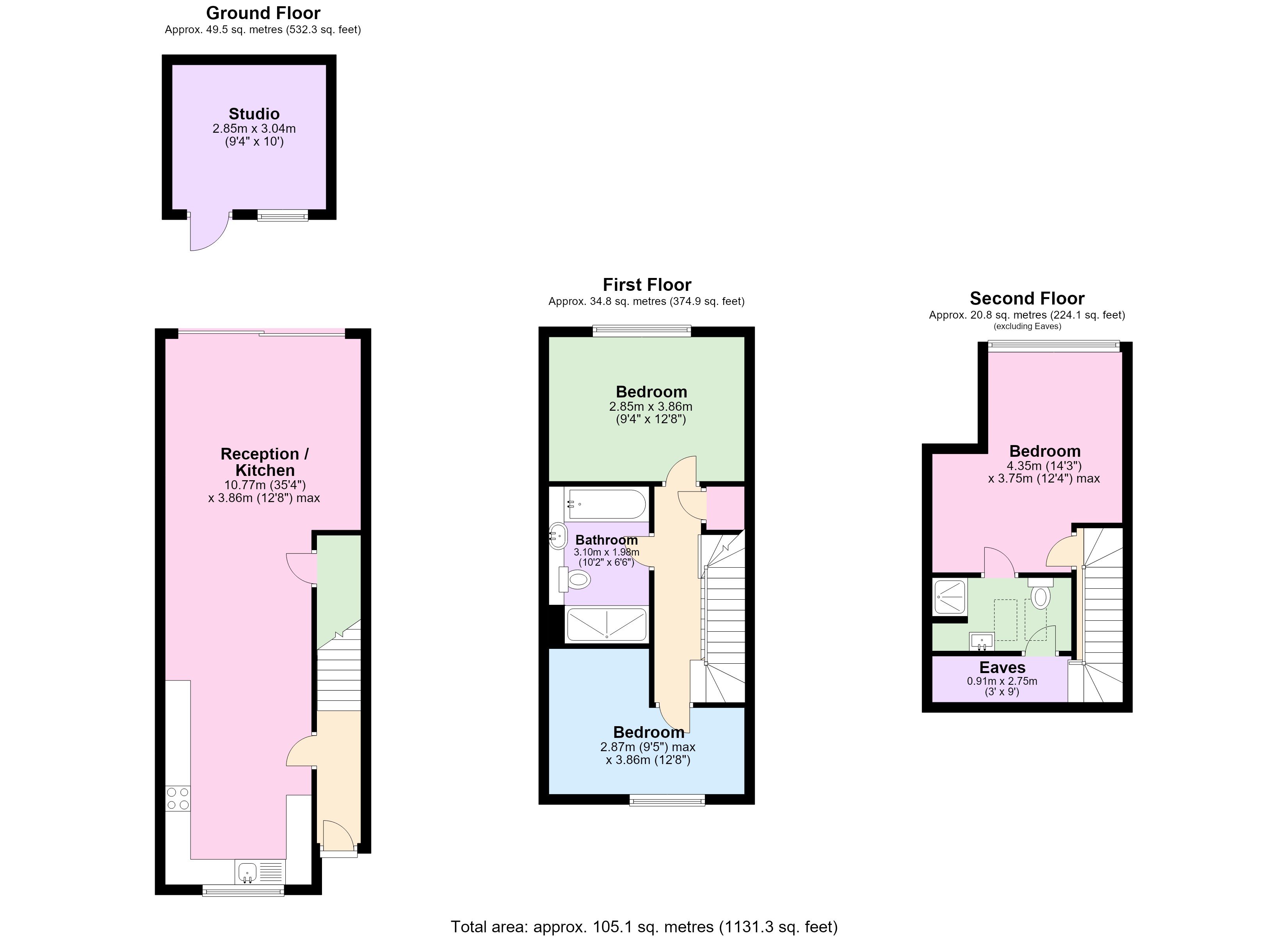19, Hurren Close, Blackheath floorplan
