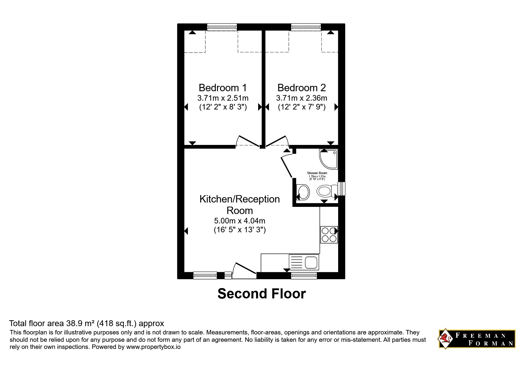 Flat A, 91-93,, London Road, Tunbridge Wells floorplan