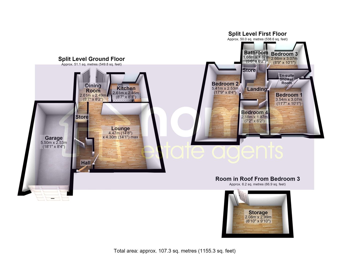 12, Churchbank, Stalybridge floorplan
