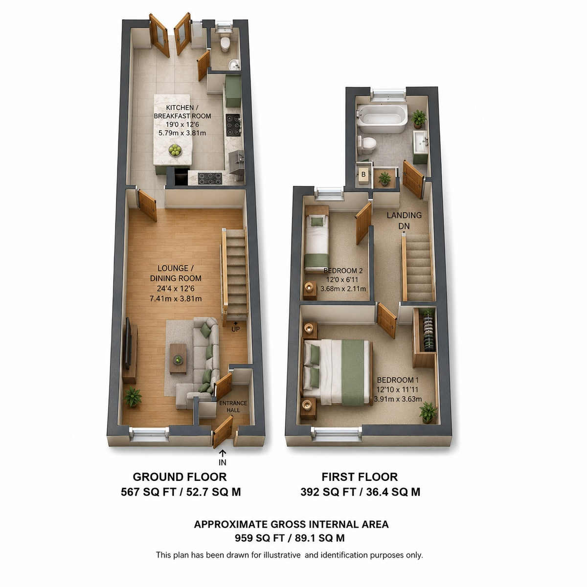 44, Capel Road, Watford floorplan