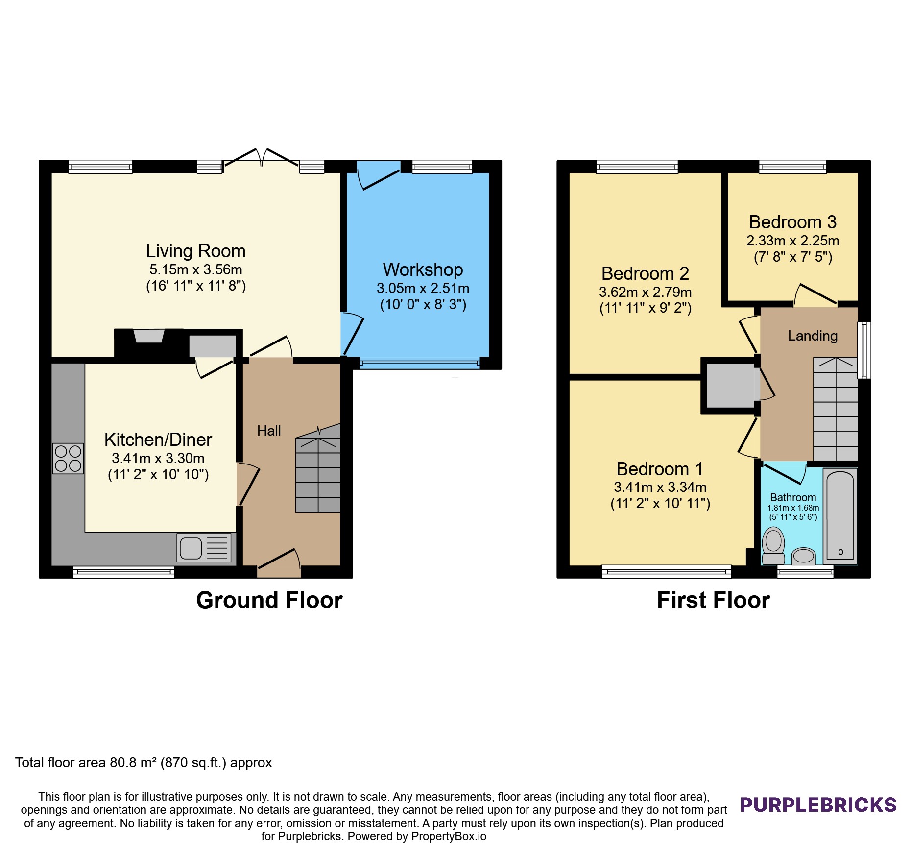 8, Gainsborough Avenue, Royal Wootton Bassett floorplan