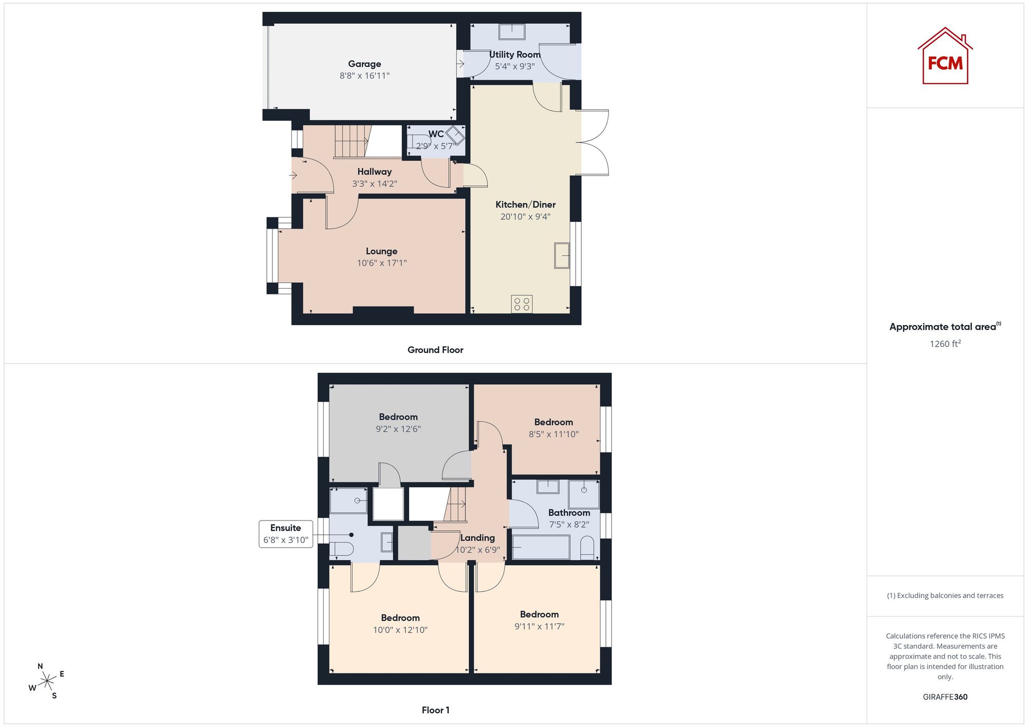 8 Waters Edge Close, Whitehaven floorplan