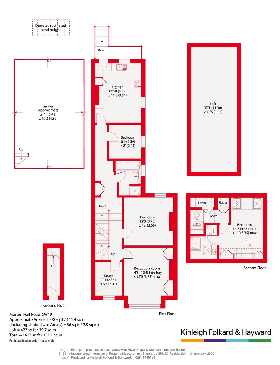120, Merton Hall Road, London floorplan