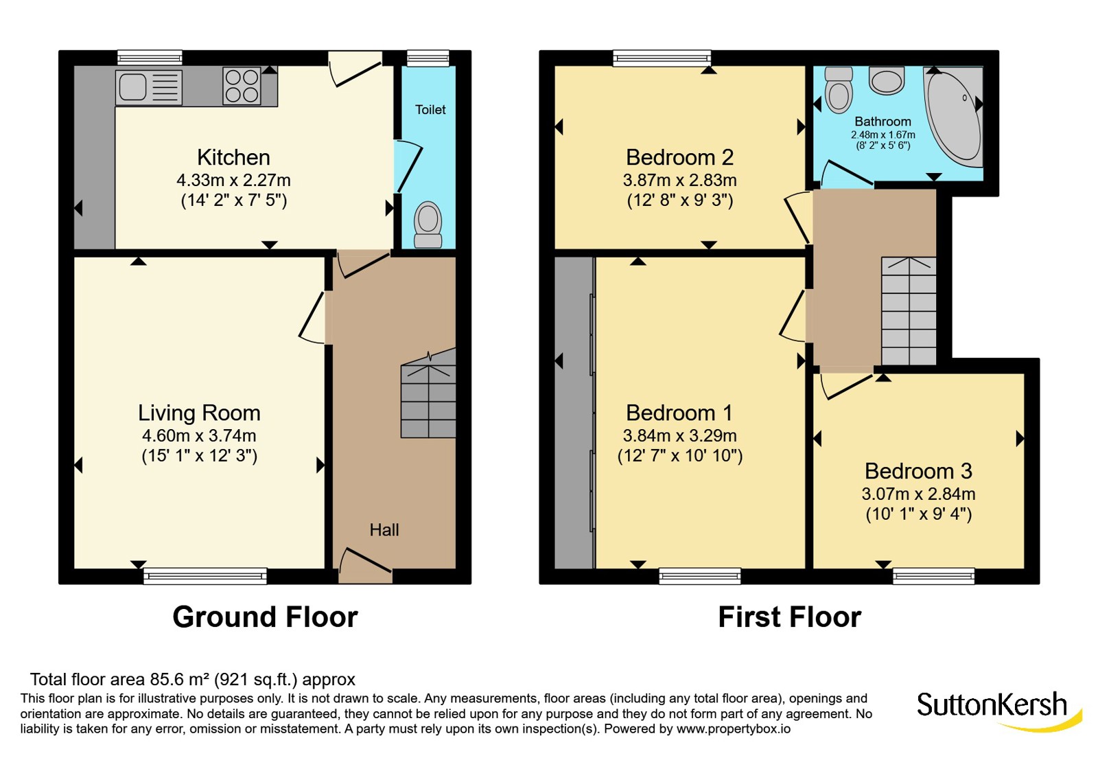 113, Whitney Road, Merseyside floorplan