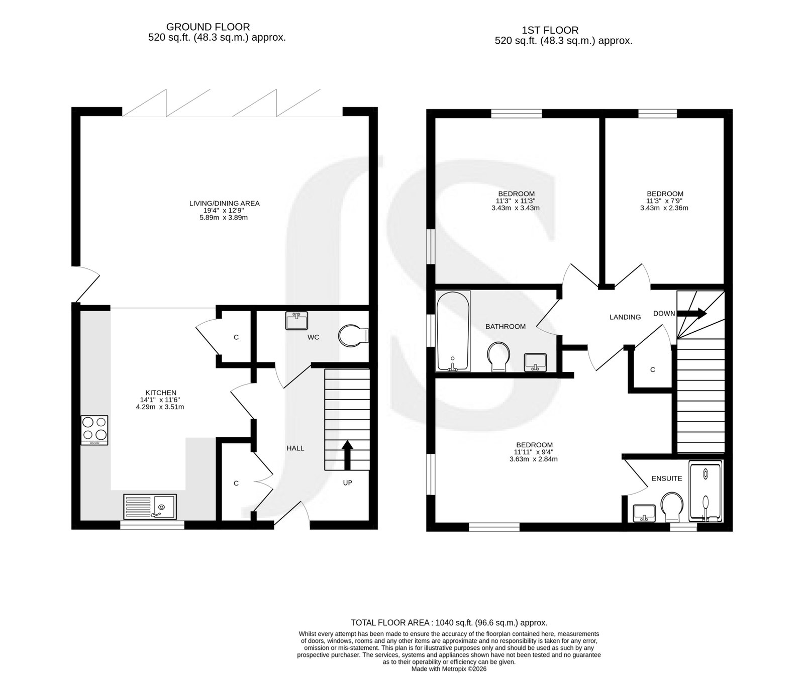 Plot 4 Monarchs View, Worthing floorplan