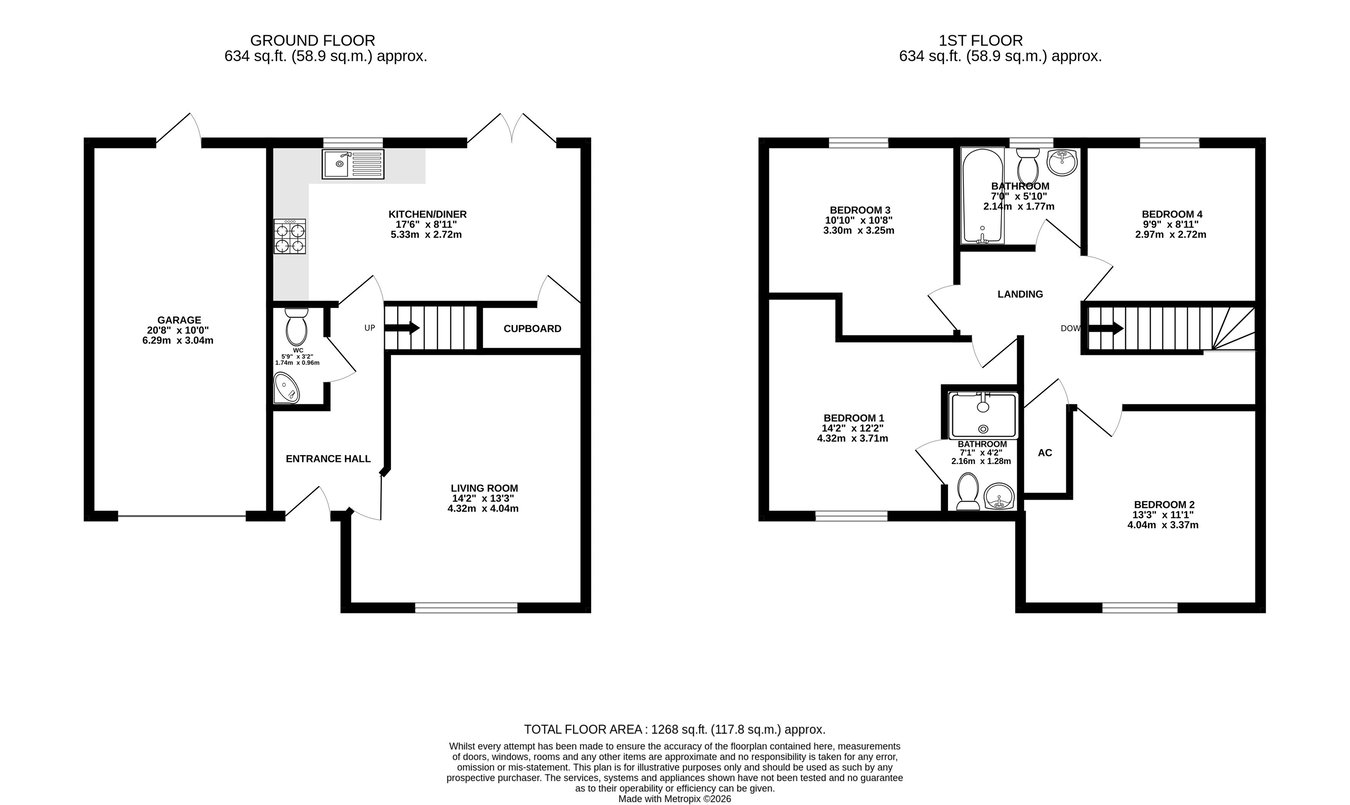 37, Mametz Grove, Abergavenny floorplan