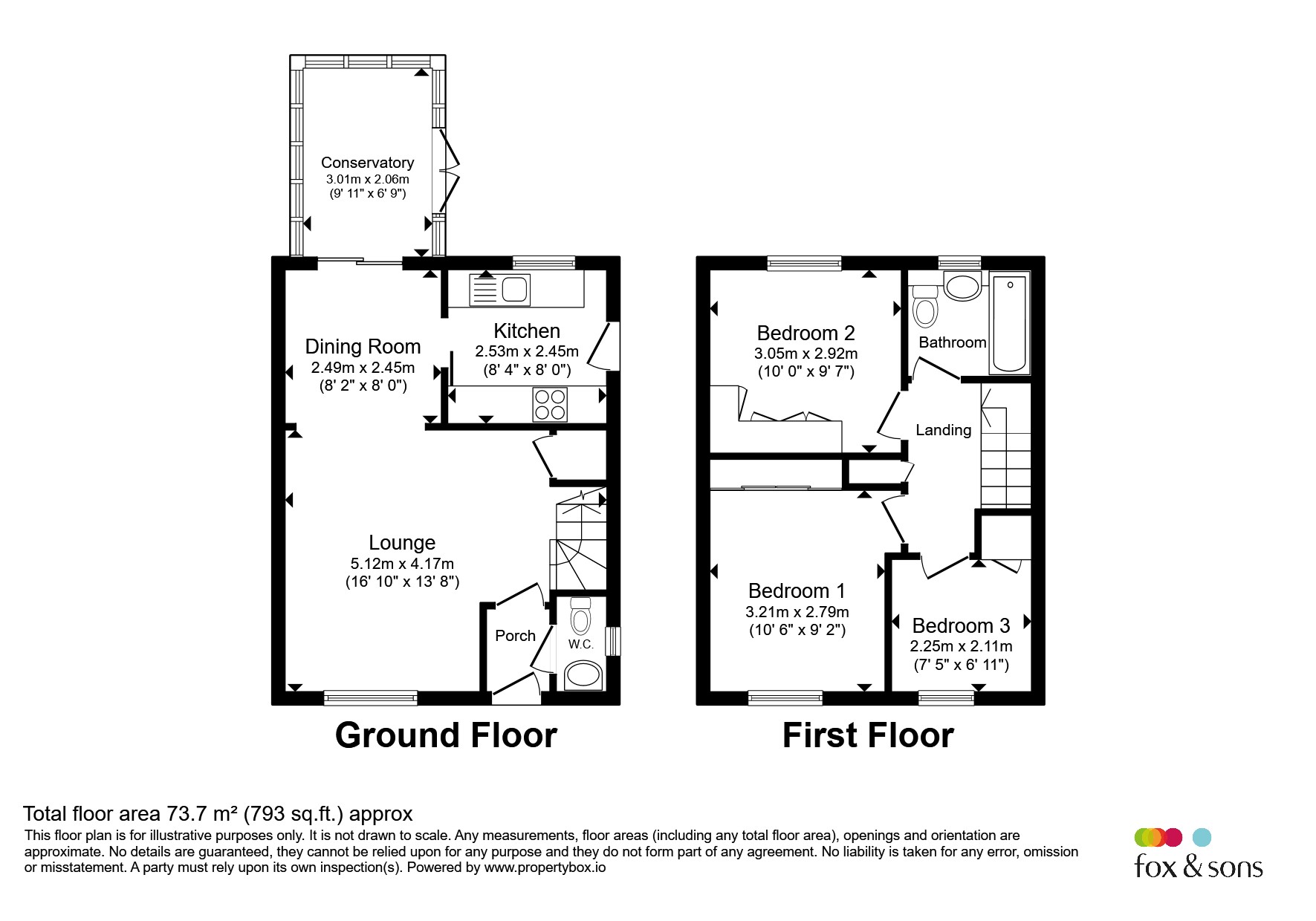 11, The Fairways, Taunton floorplan