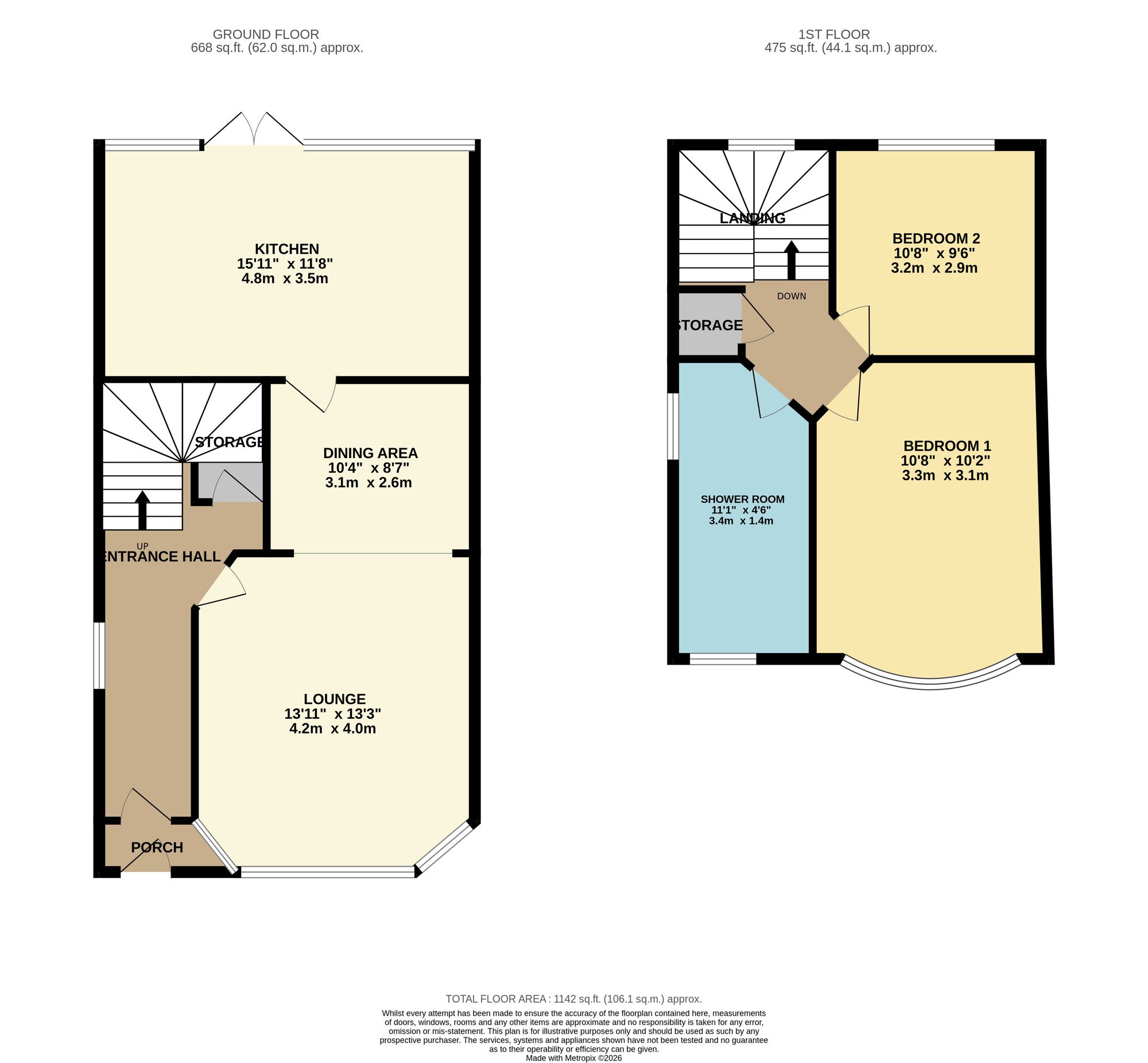112 Cranes Park Road, Birmingham floorplan