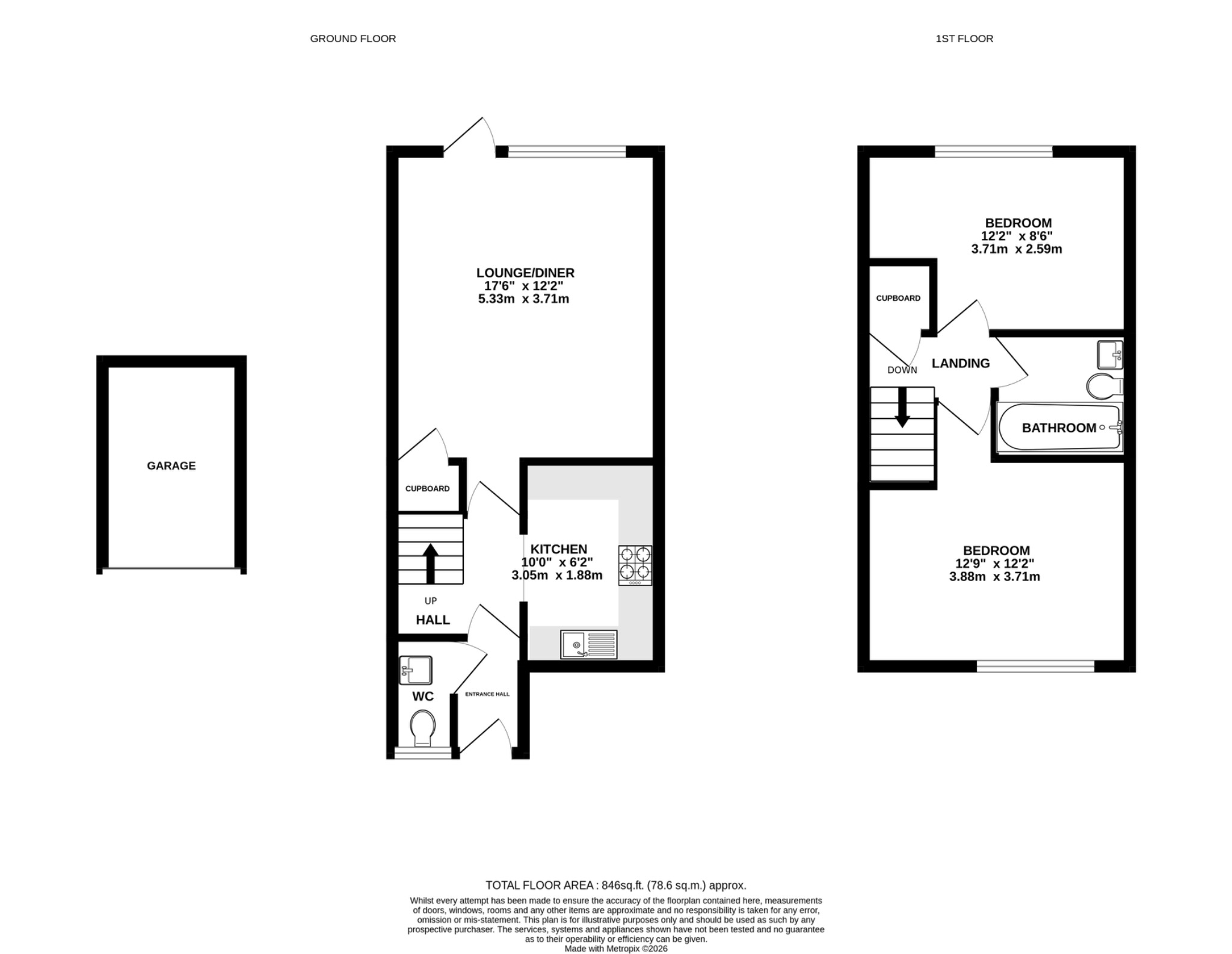 27 Conifer Walk, Stevenage, Hertfordshire floorplan
