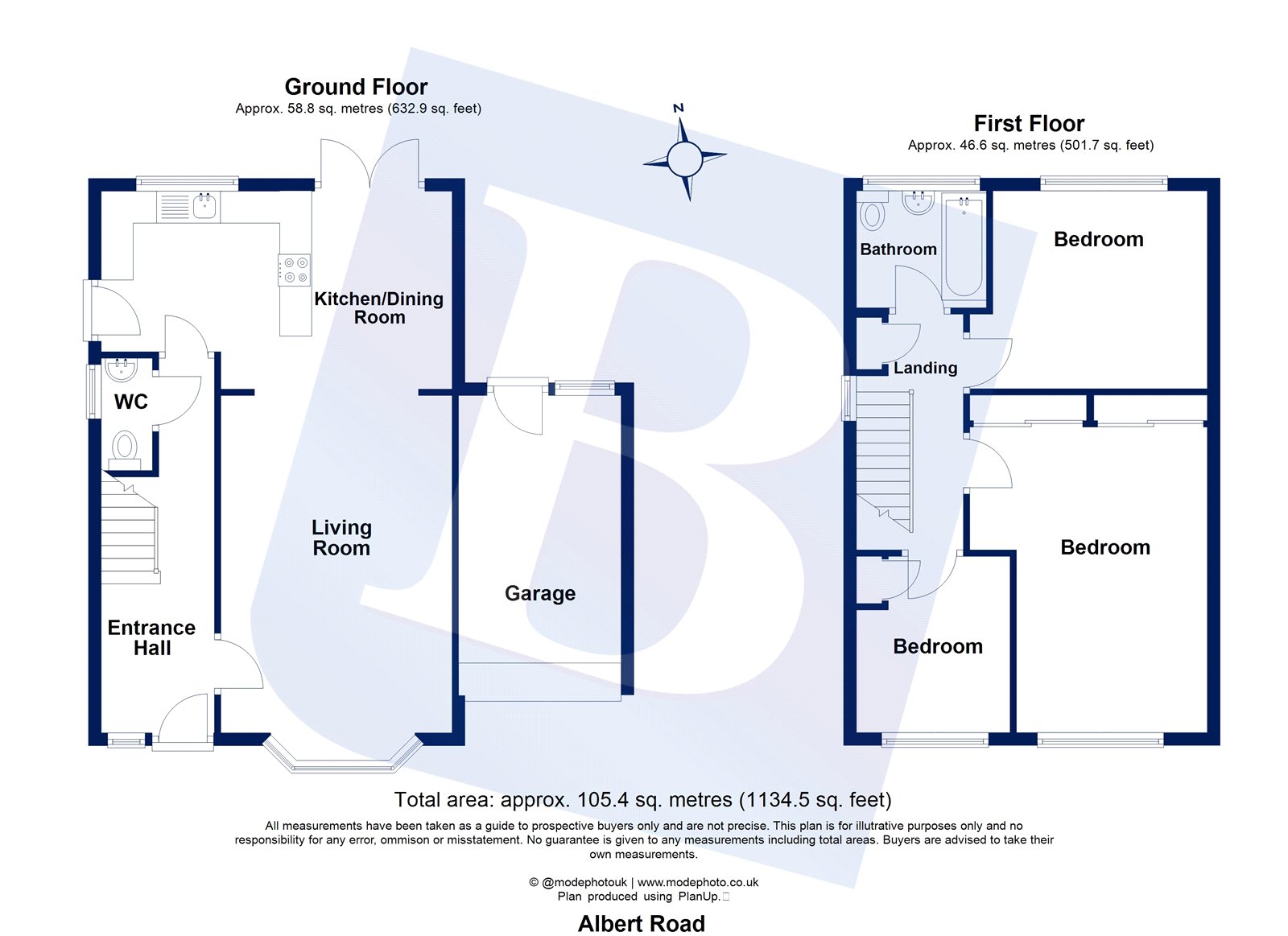 28, Albert Road, Chelmsford floorplan