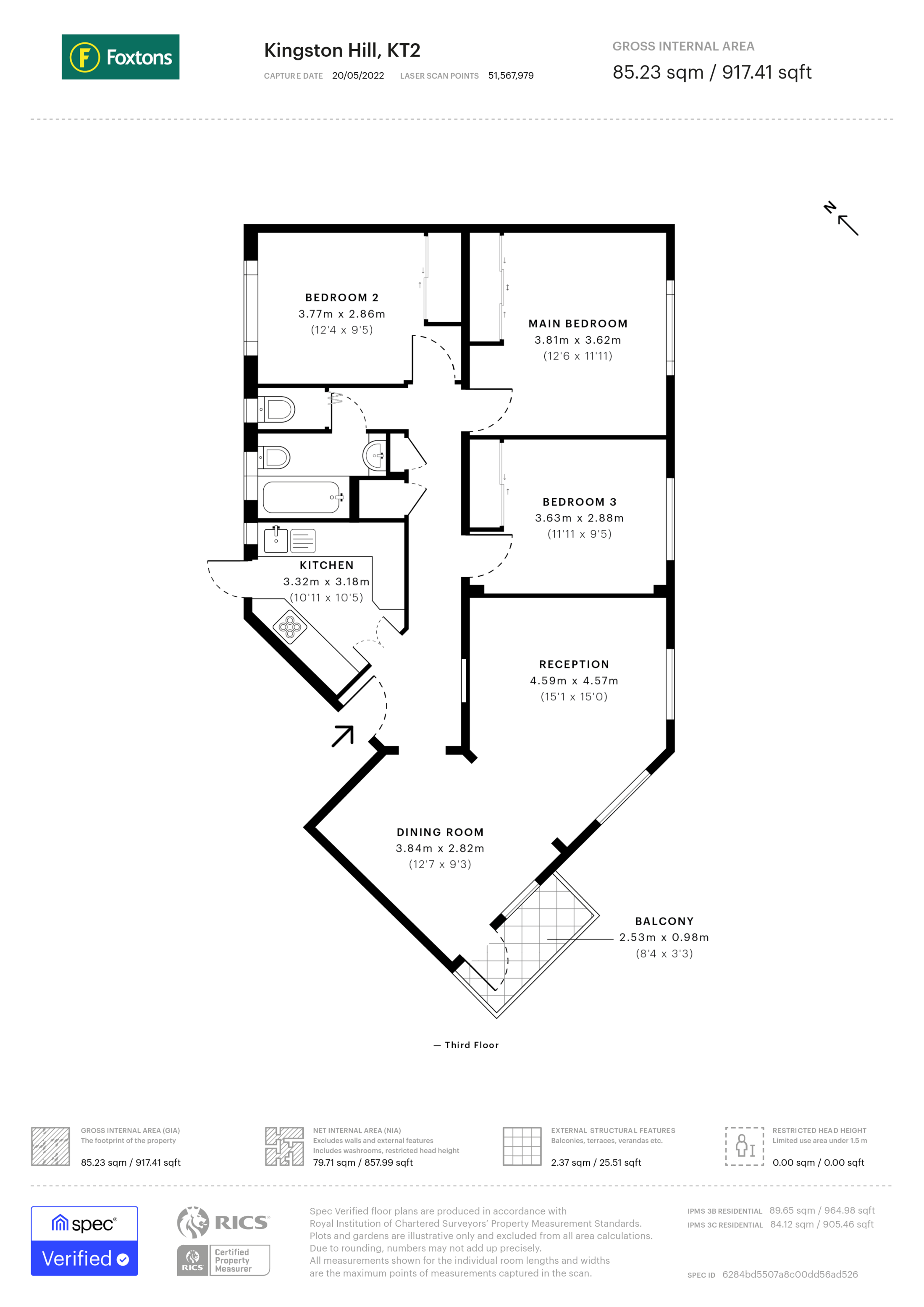 Kingston Hill, Kingston Hill floorplan