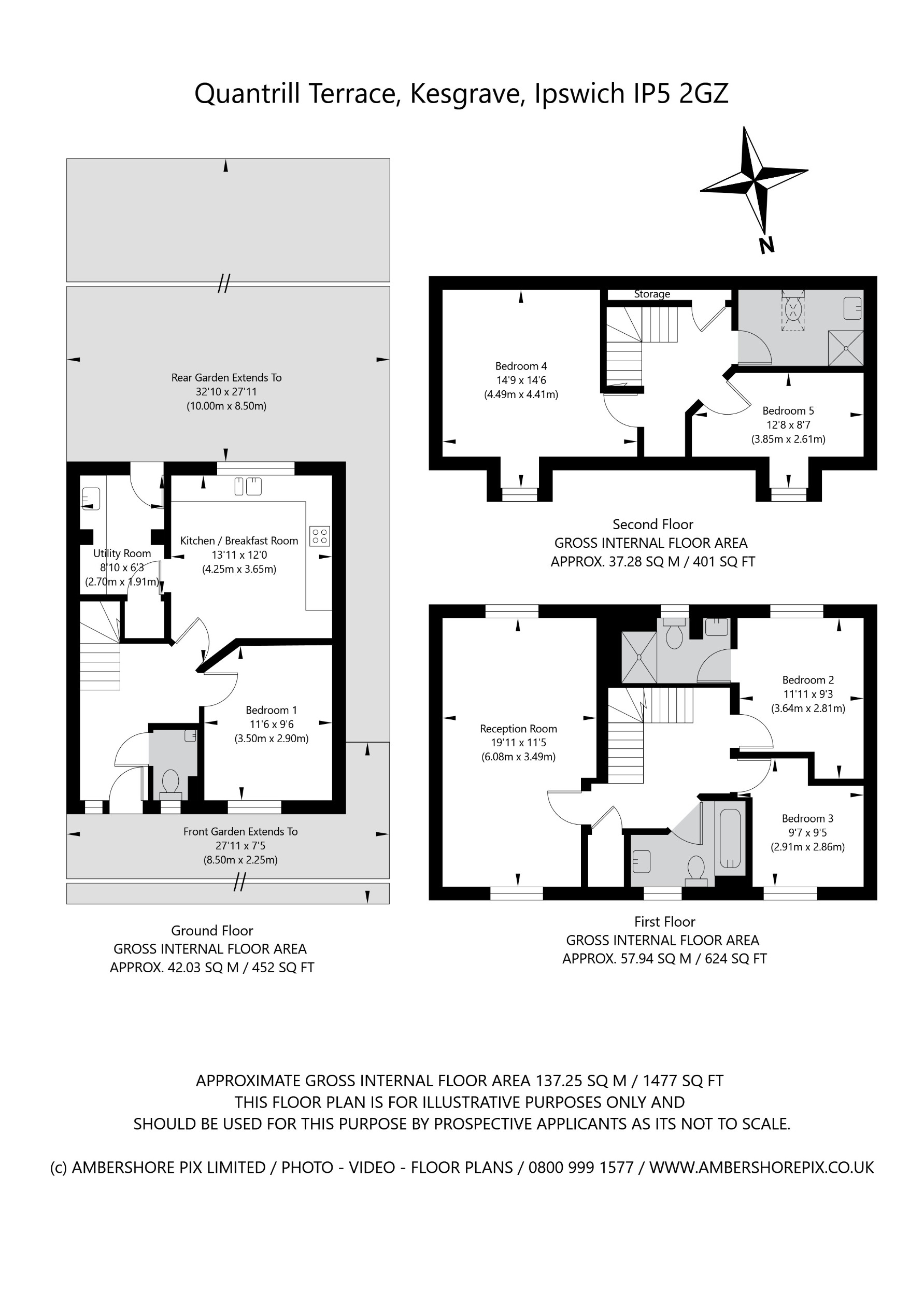 4, Quantrill Terrace, Kesgrave, Ipswich, Kesgrave floorplan