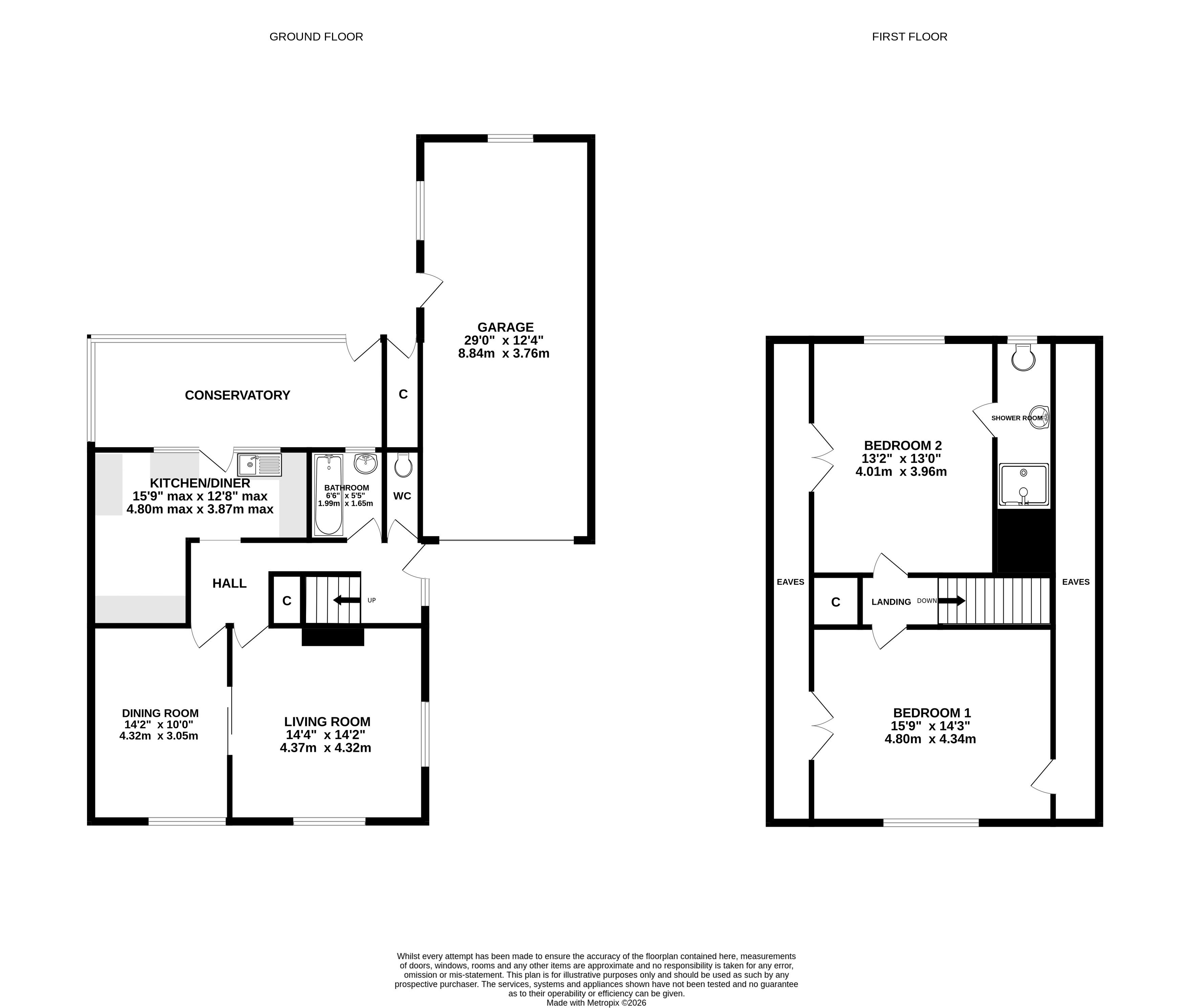 23, Spring Gardens, Taunton floorplan