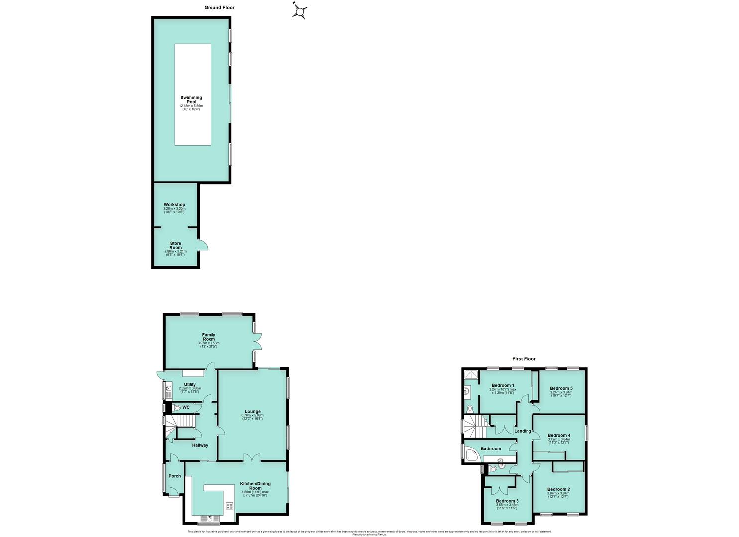 34, Debdale Road, Wellingborough floorplan